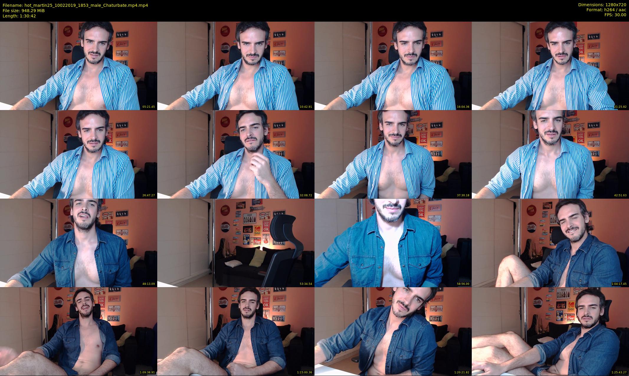 hot_martin25 — 91 minute Chaturbate male cam show recording, 720p, Feb 10, 2019