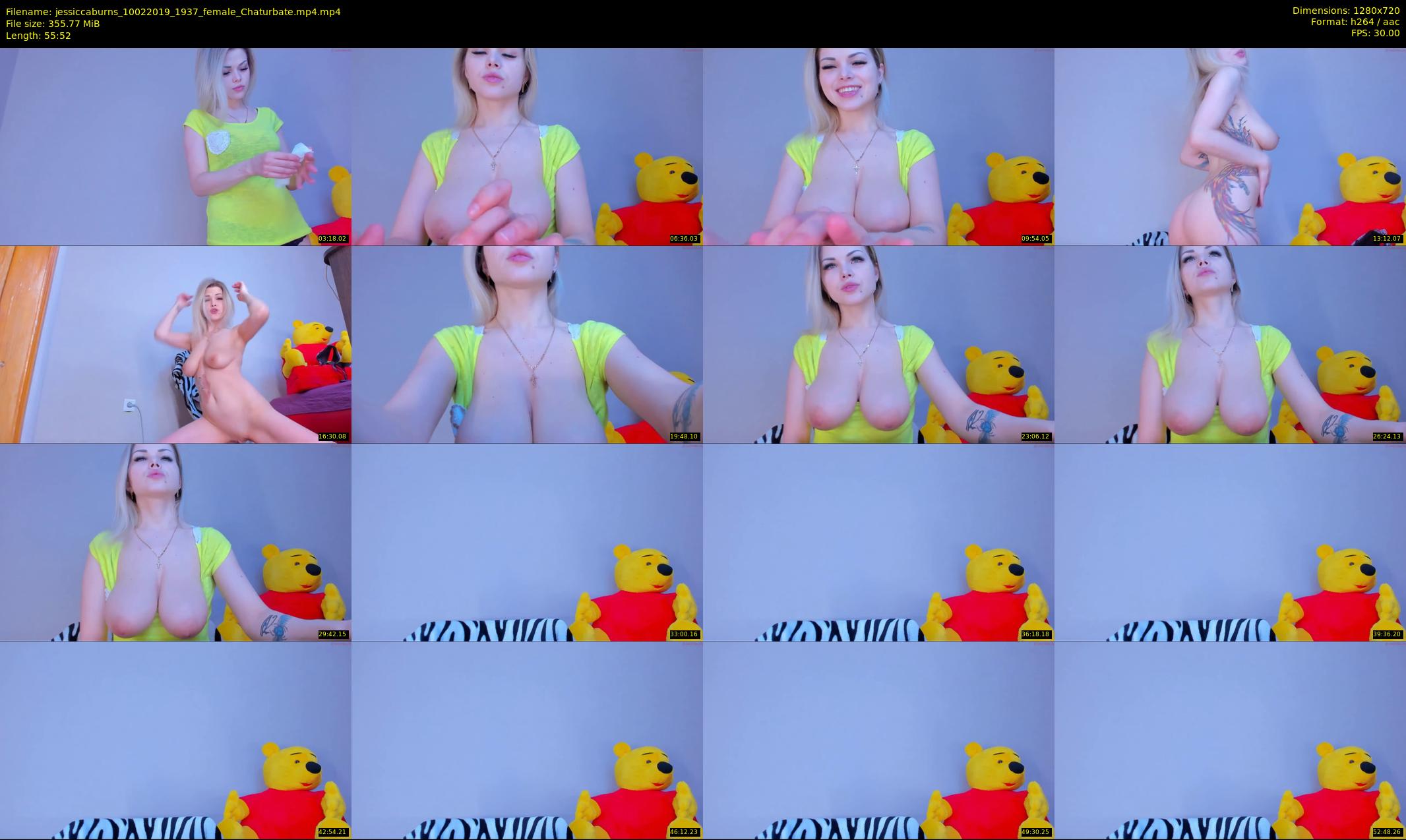 jessiccaburns — 56 minute Chaturbate female cam show recording, 720p, Feb 10, 2019