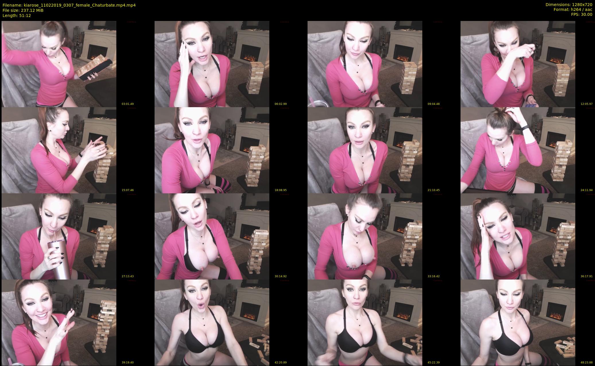 kiarose — 52 minute Chaturbate female cam show recording, 720p, Feb 11, 2019