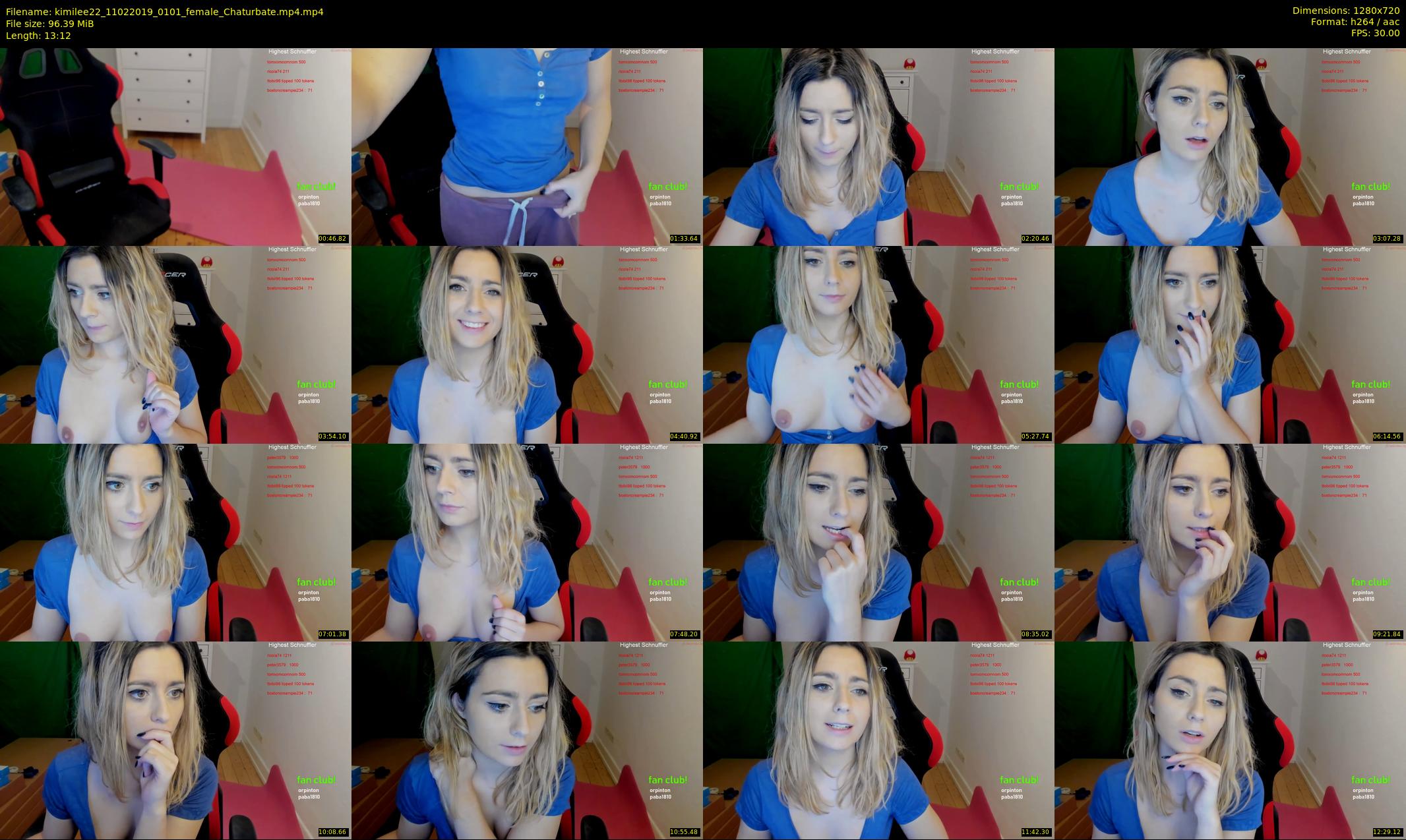 kimilee22 — 14 minute Chaturbate female cam show recording, 720p, Feb 11, 2019