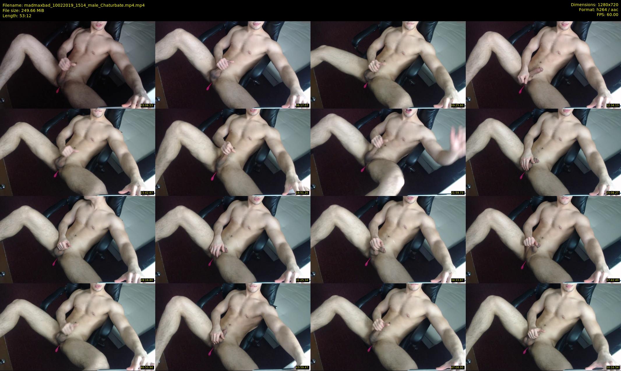 madmaxbad — 54 minute Chaturbate male cam show recording, 720p, Feb 10, 2019