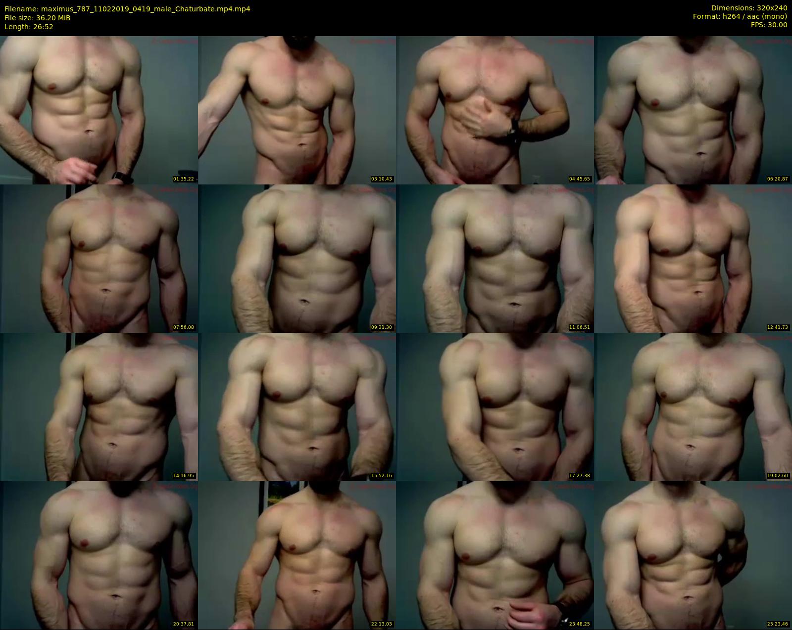 maximus_787 — 27 minute Chaturbate male cam show recording, SD, Feb 11, 2019