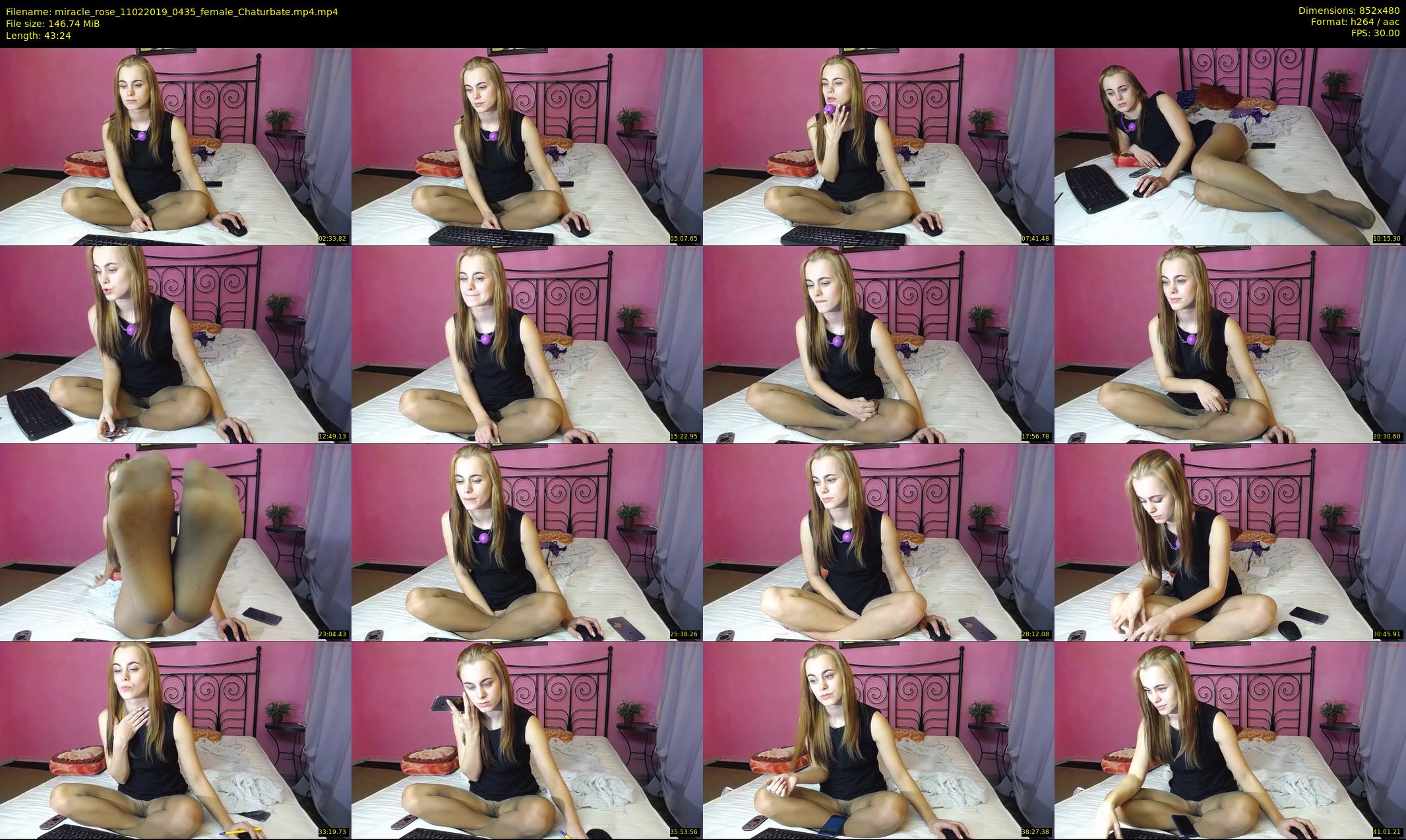 miracle_rose — 44 minute Chaturbate female cam show recording, 480p, Feb 11, 2019