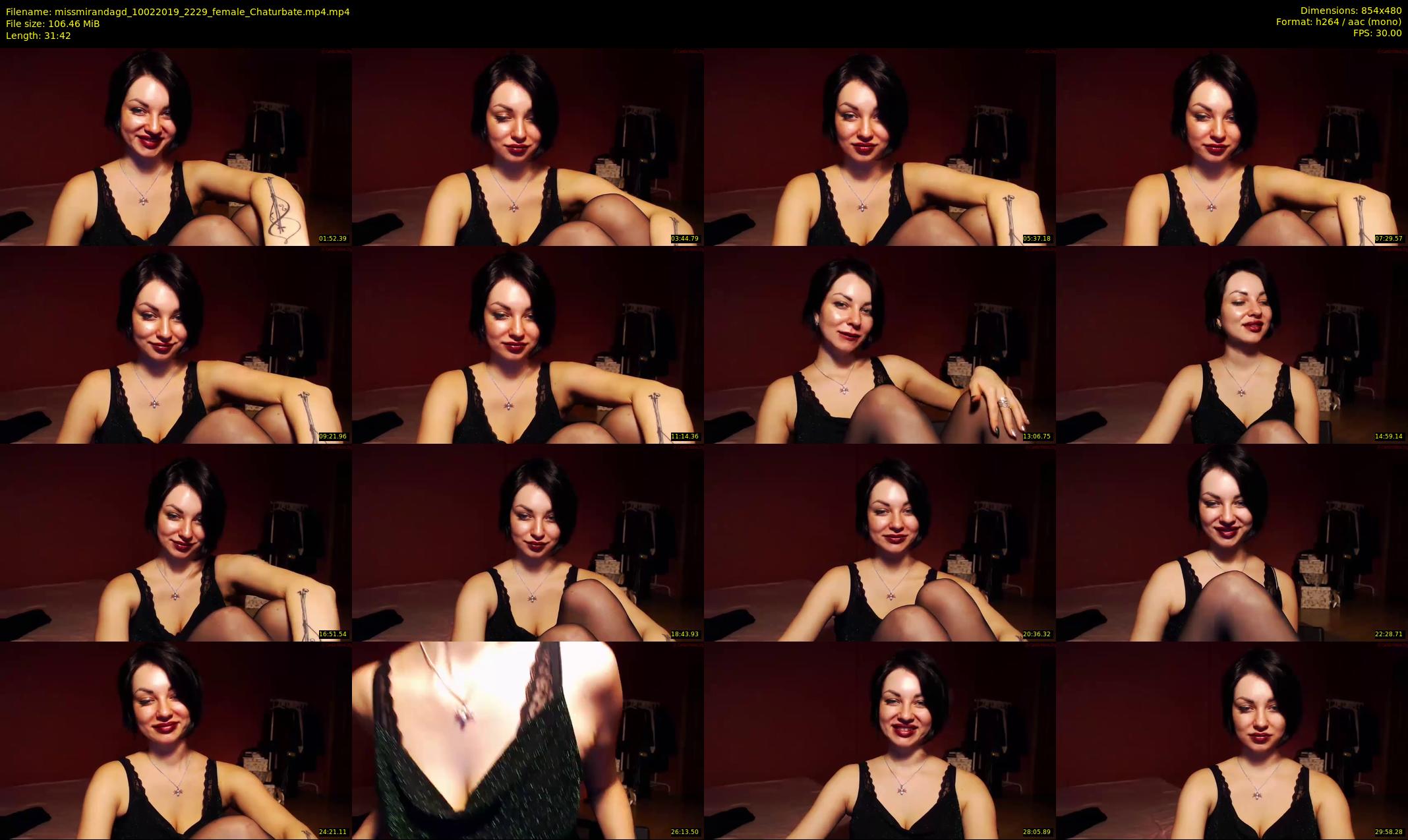 missmirandagd — 32 minute Chaturbate female cam show recording, 480p, Feb 10, 2019