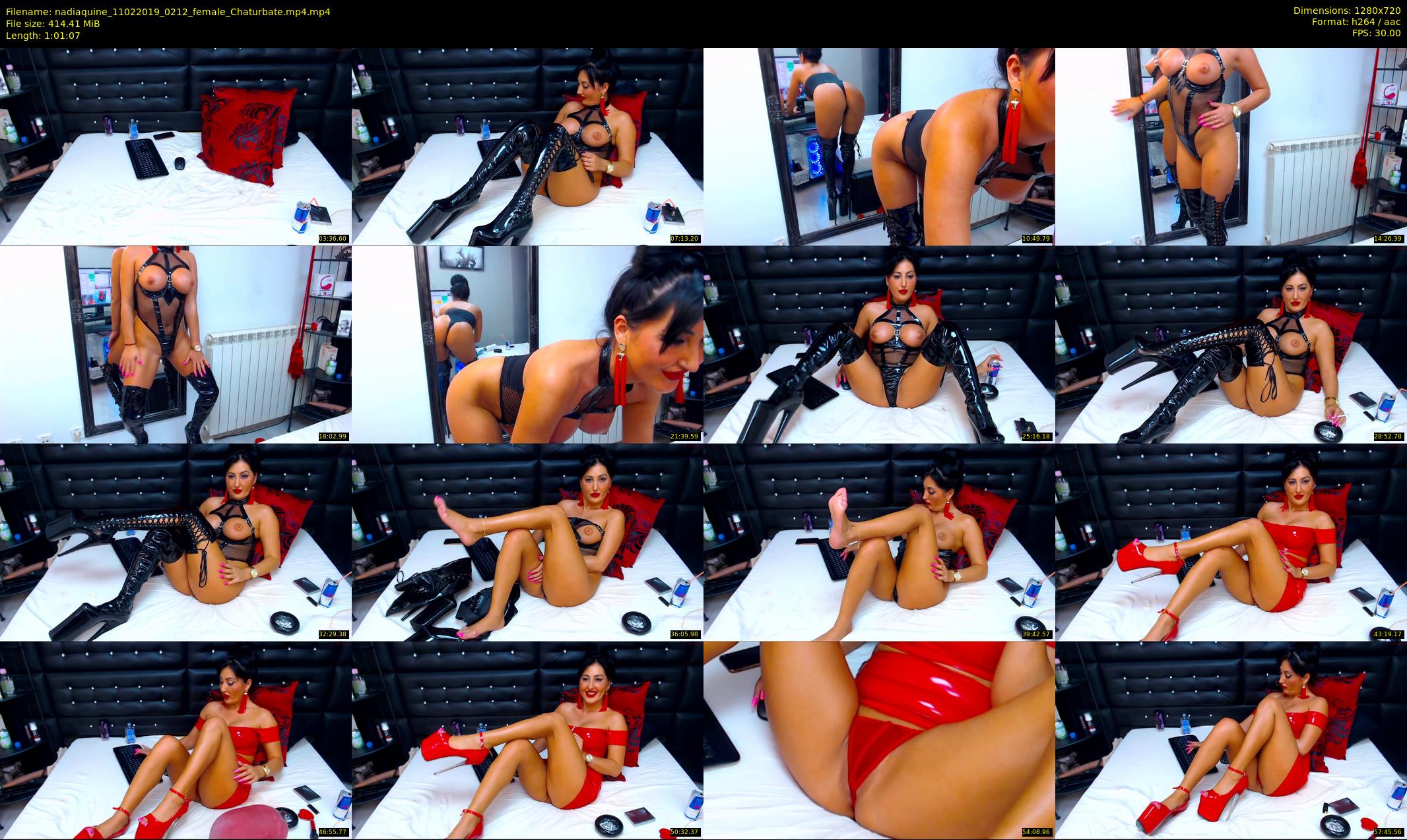 nadiaquine — 62 minute Chaturbate female cam show recording, 720p, Feb 11, 2019