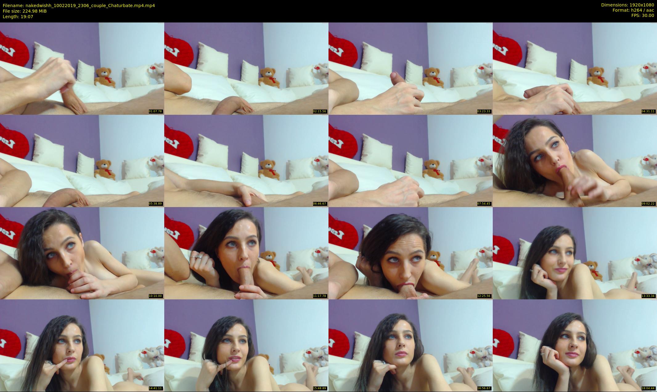 nakedwishh — 20 minute Chaturbate couple cam show recording, 1080p, Feb 10, 2019