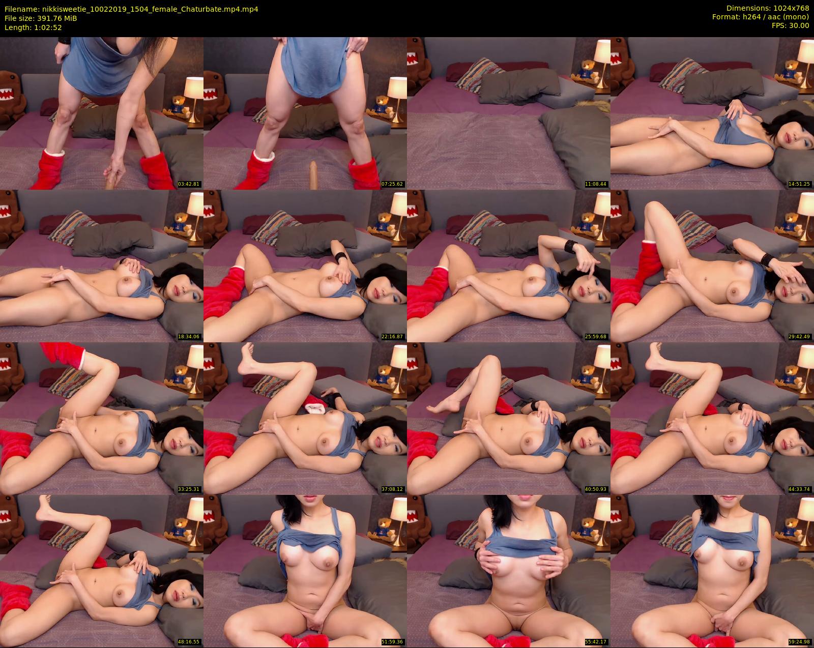 nikkisweetie — 63 minute Chaturbate female cam show recording, 720p, Feb 10, 2019