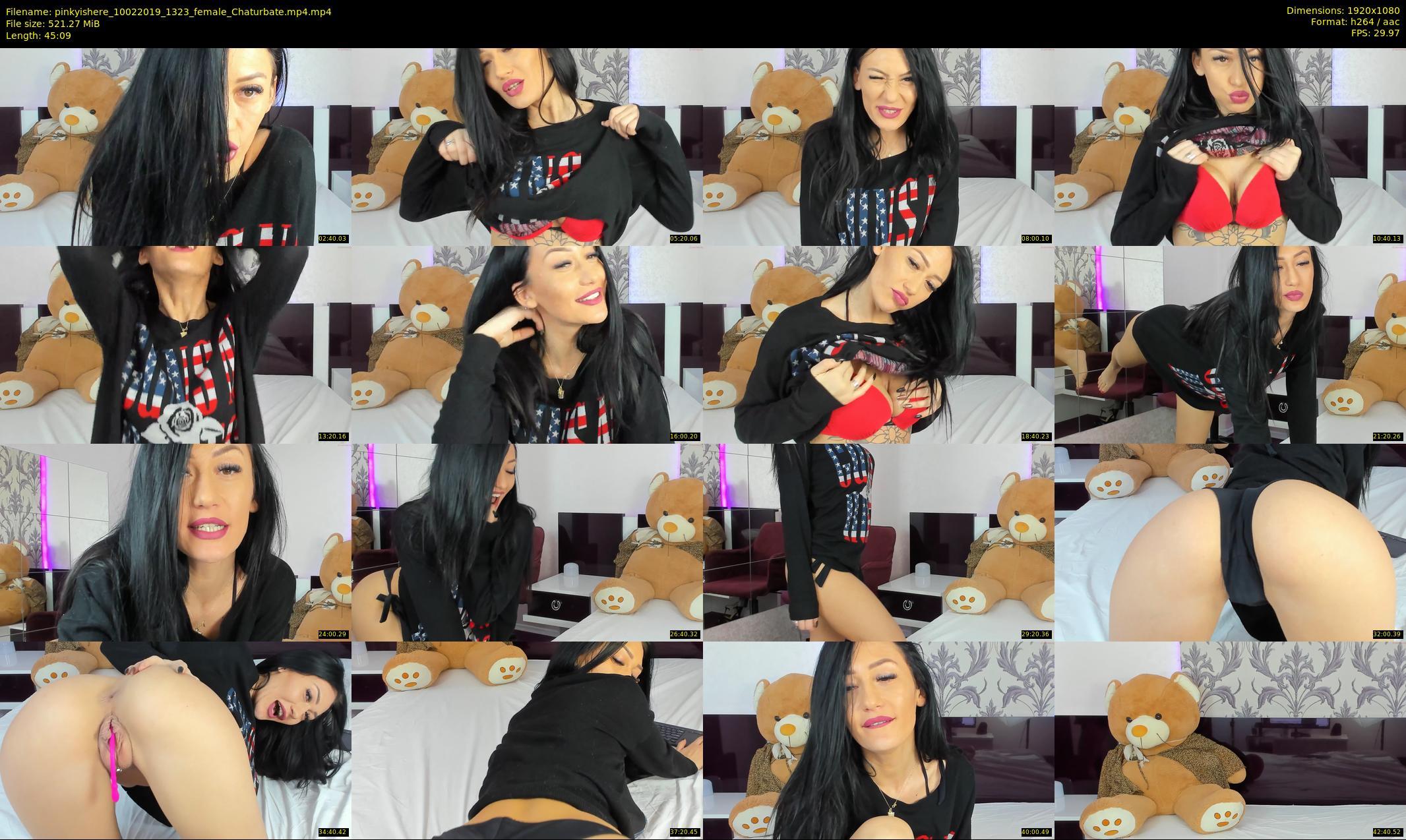 pinkyishere — 46 minute Chaturbate female cam show recording, 1080p, Feb 10, 2019
