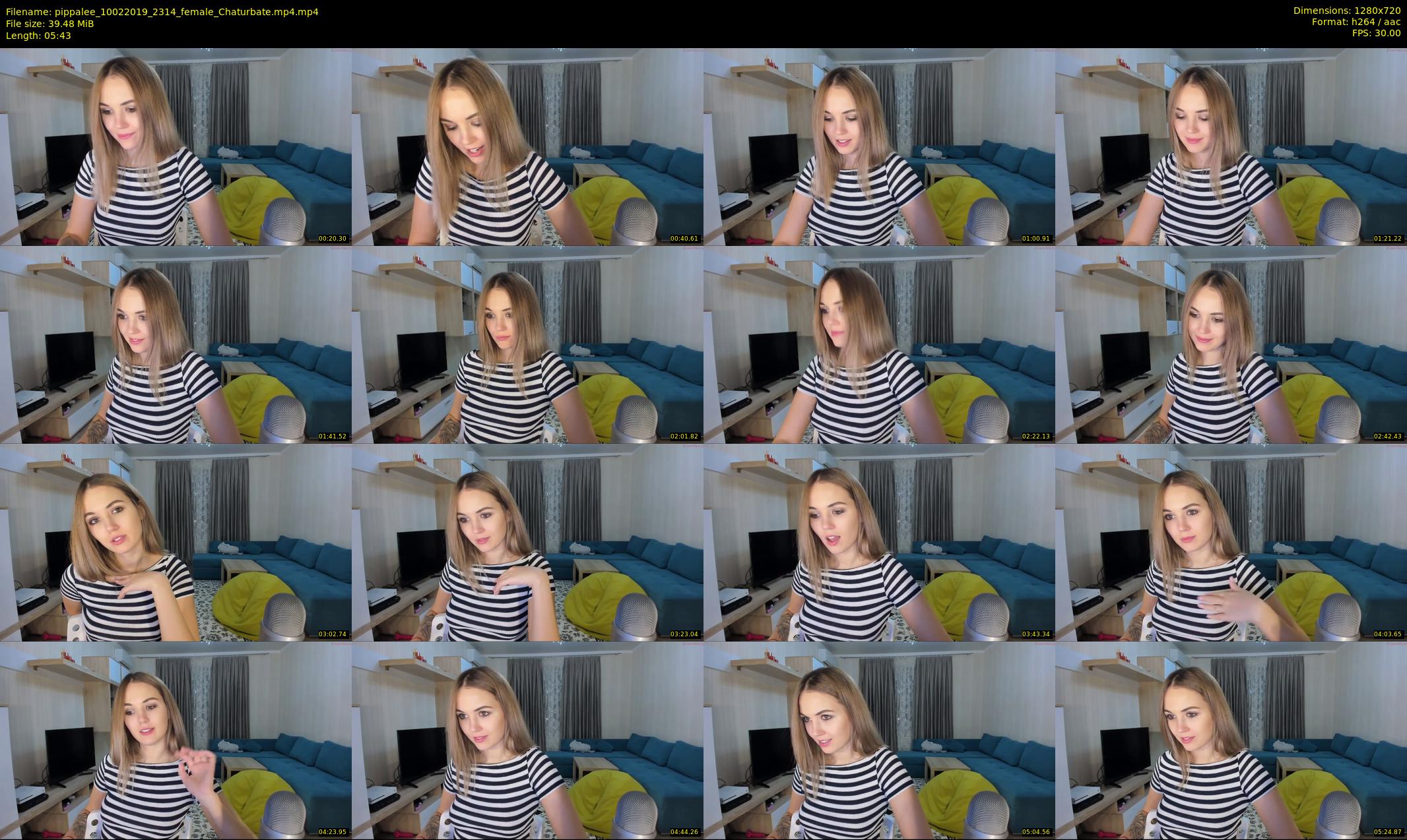 pippalee — 6 minute Chaturbate female cam show recording, 720p, Feb 10, 2019