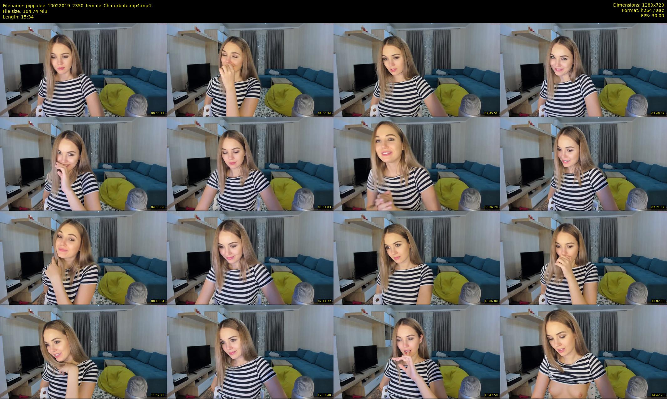 pippalee — 16 minute Chaturbate female cam show recording, 720p, Feb 10, 2019