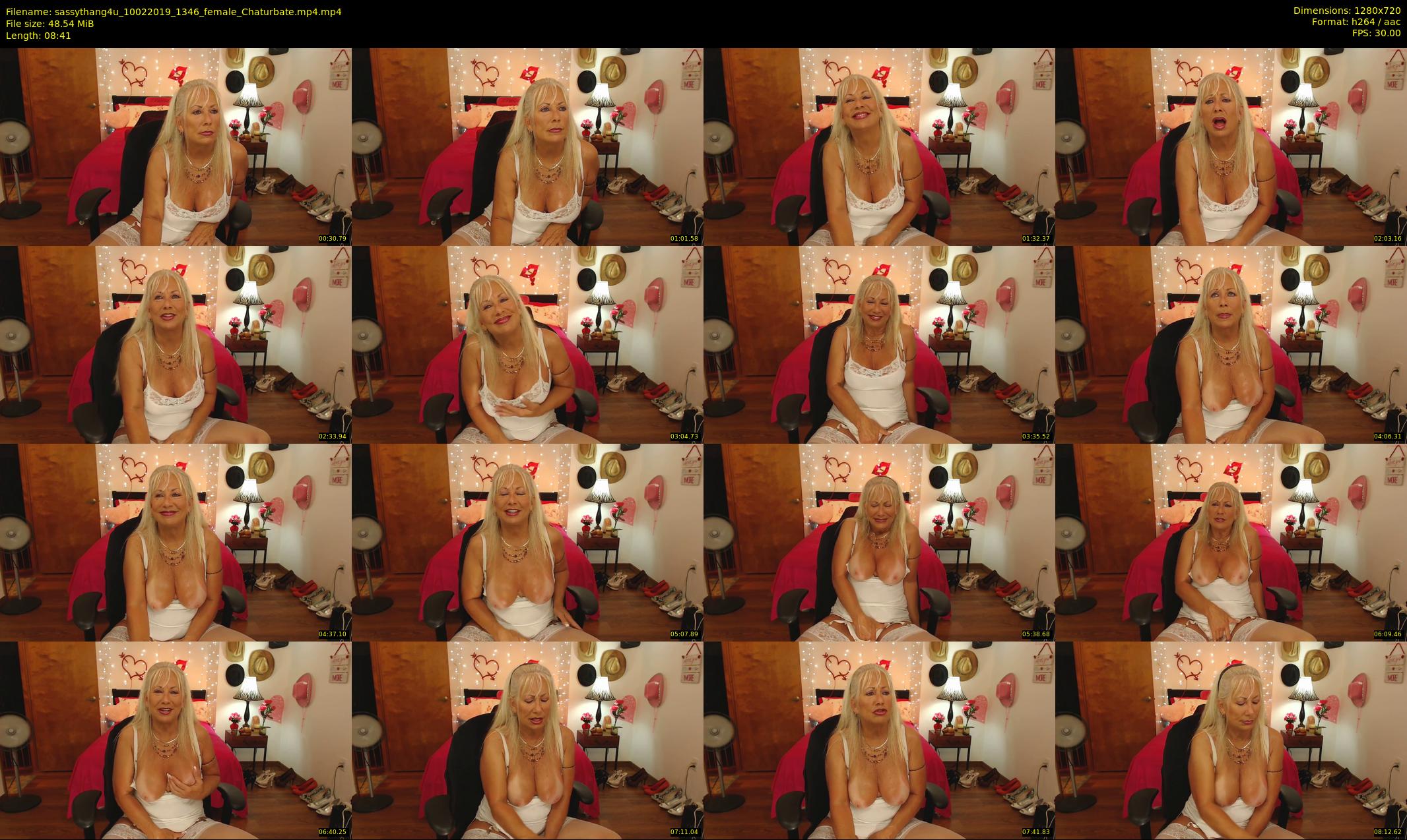 sassythang4u — 9 minute Chaturbate female cam show recording, 720p, Feb 10, 2019