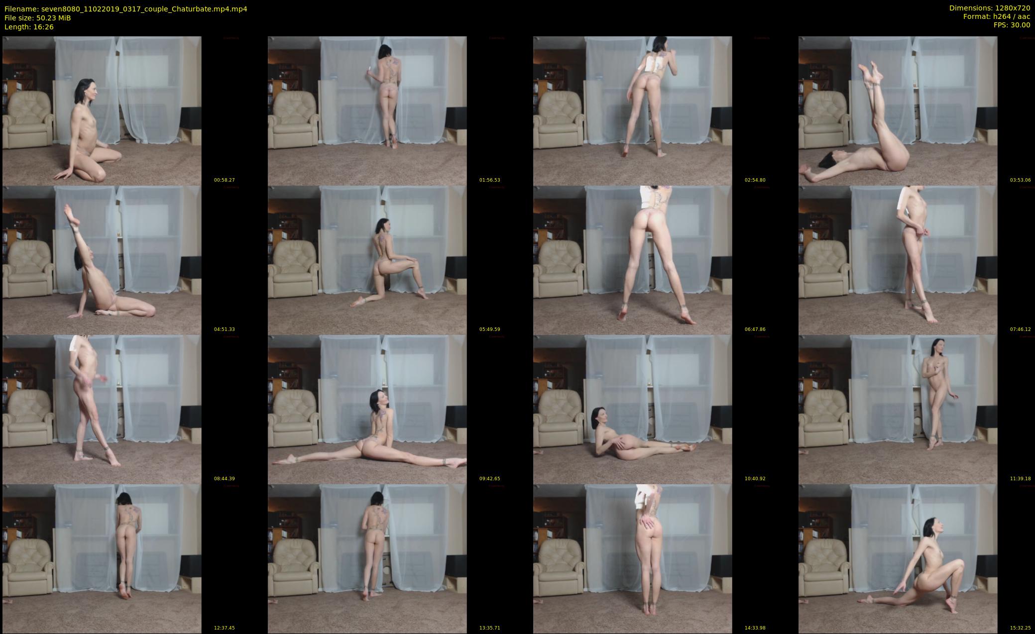 seven8080 — 17 minute Chaturbate couple cam show recording, 720p, Feb 11, 2019
