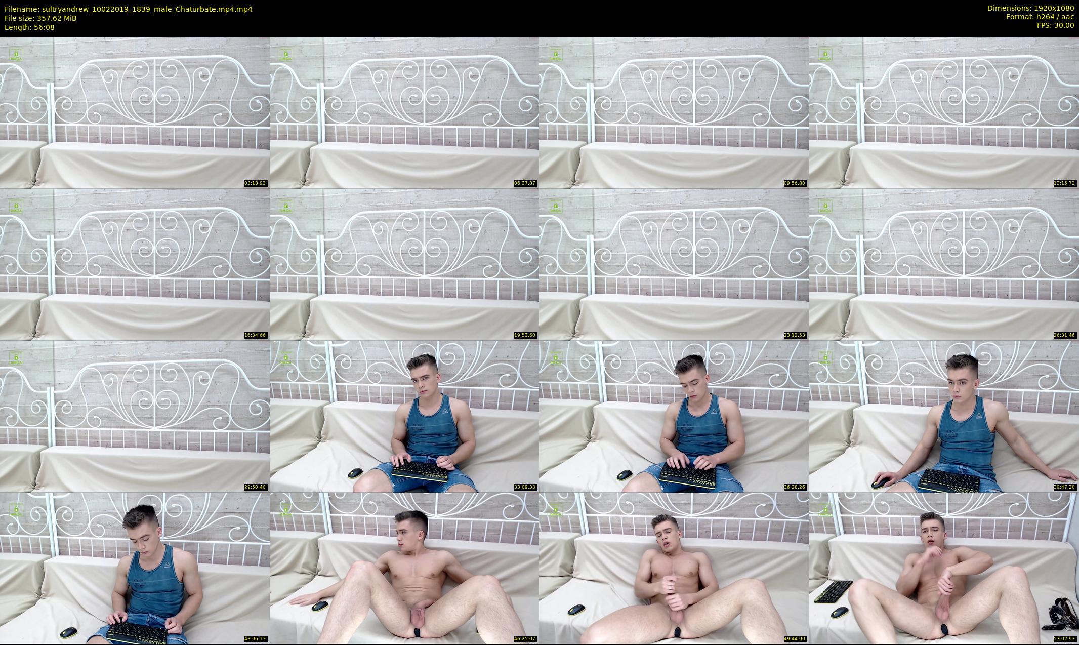 sultryandrew — 57 minute Chaturbate male cam show recording, 1080p, Feb 10, 2019