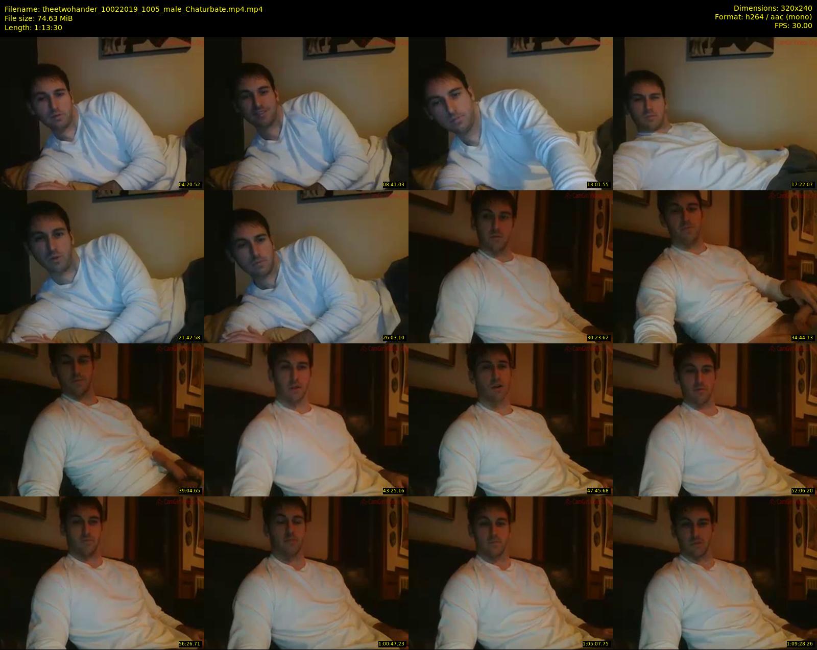 theetwohander — 74 minute Chaturbate male cam show recording, SD, Feb 10, 2019