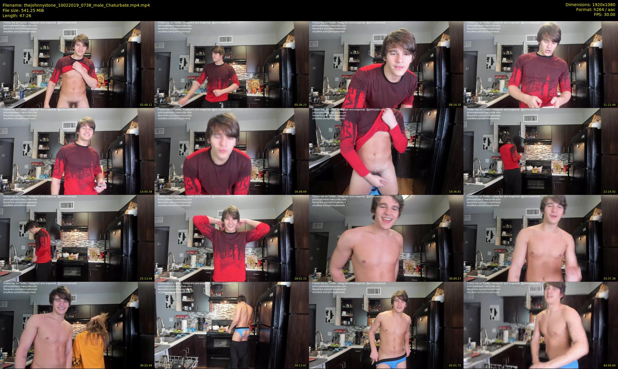 thejohnnystone — 48 minute Chaturbate male cam show recording, 1080p, Feb 10, 2019
