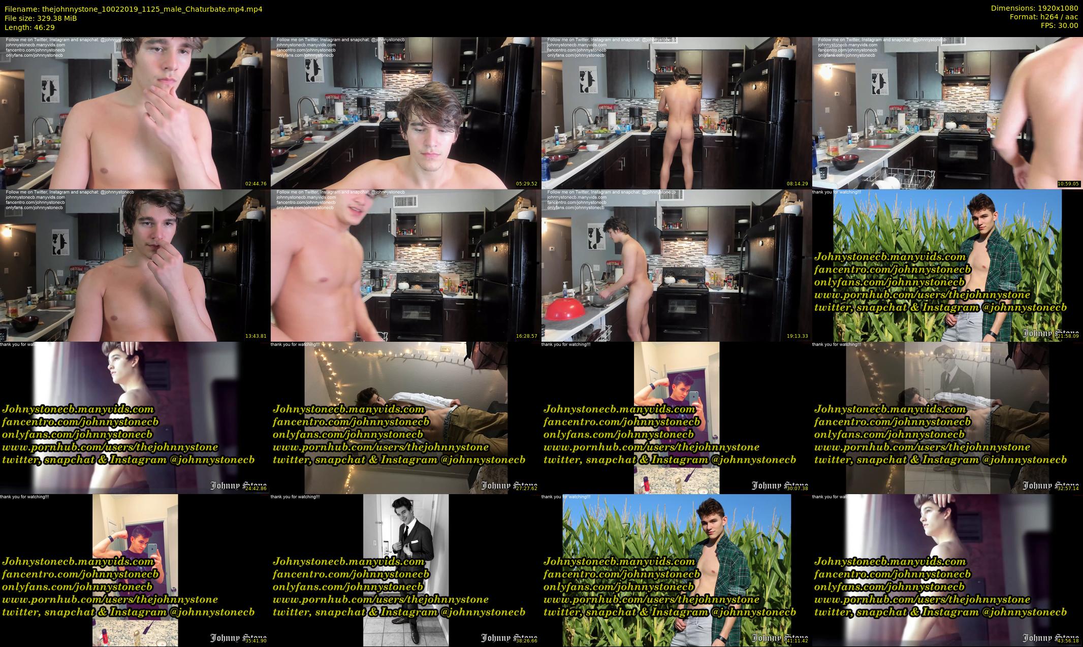 thejohnnystone — 47 minute Chaturbate male cam show recording, 1080p, Feb 10, 2019