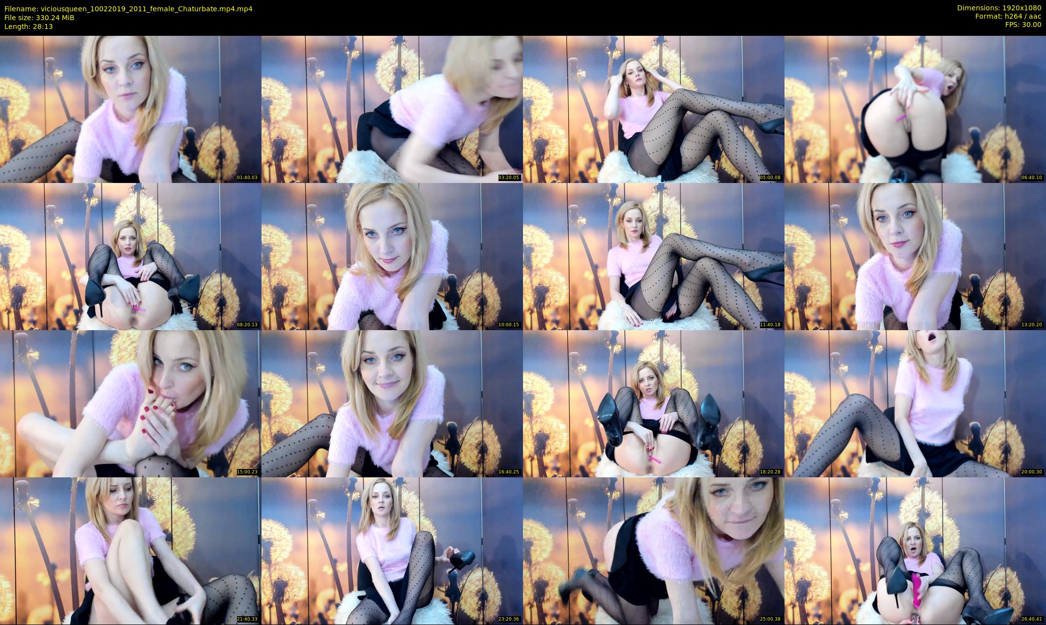 viciousqueen — 29 minute Chaturbate female cam show recording, 1080p, Feb 10, 2019