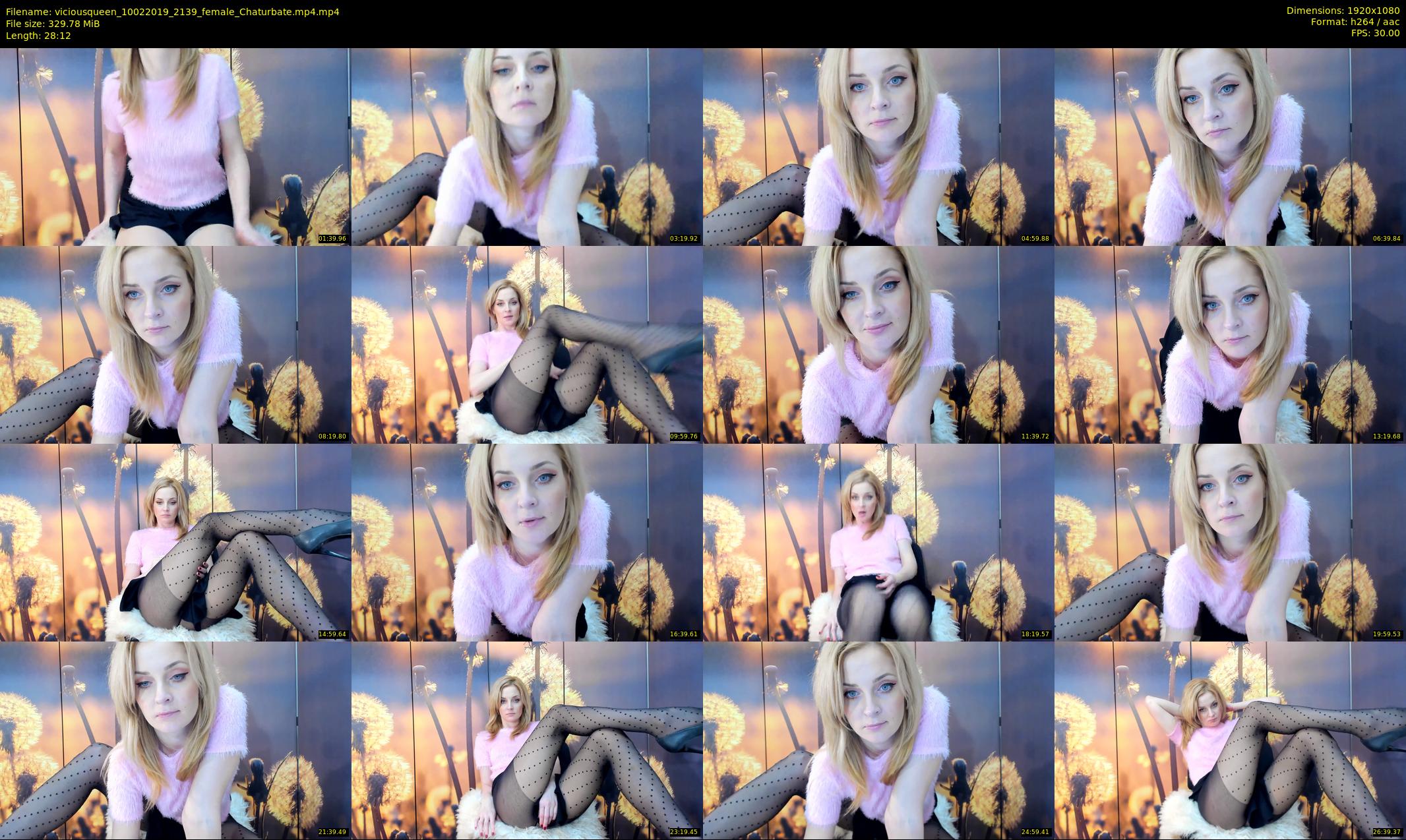 viciousqueen — 29 minute Chaturbate female cam show recording, 1080p, Feb 10, 2019