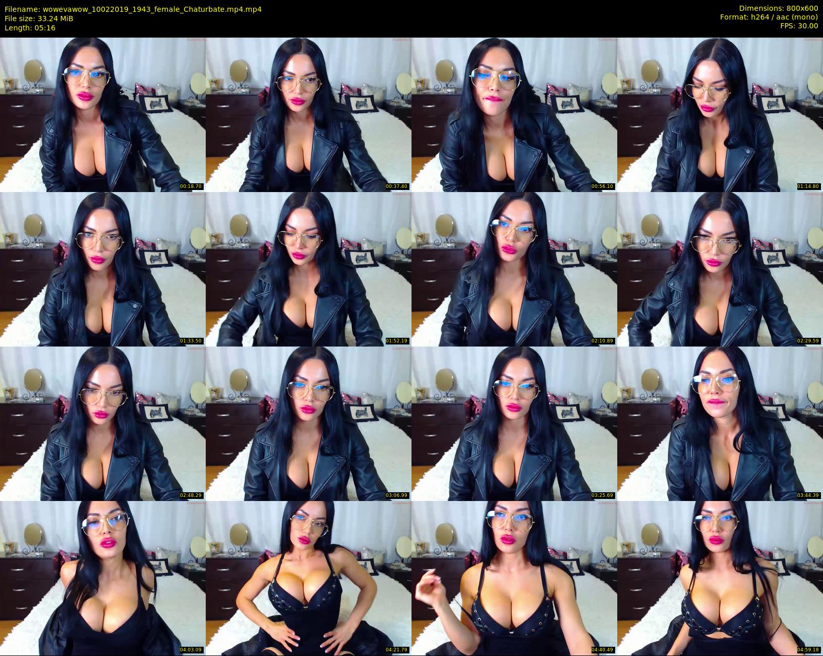 wowevawow — 6 minute Chaturbate female cam show recording, 480p, Feb 10, 2019