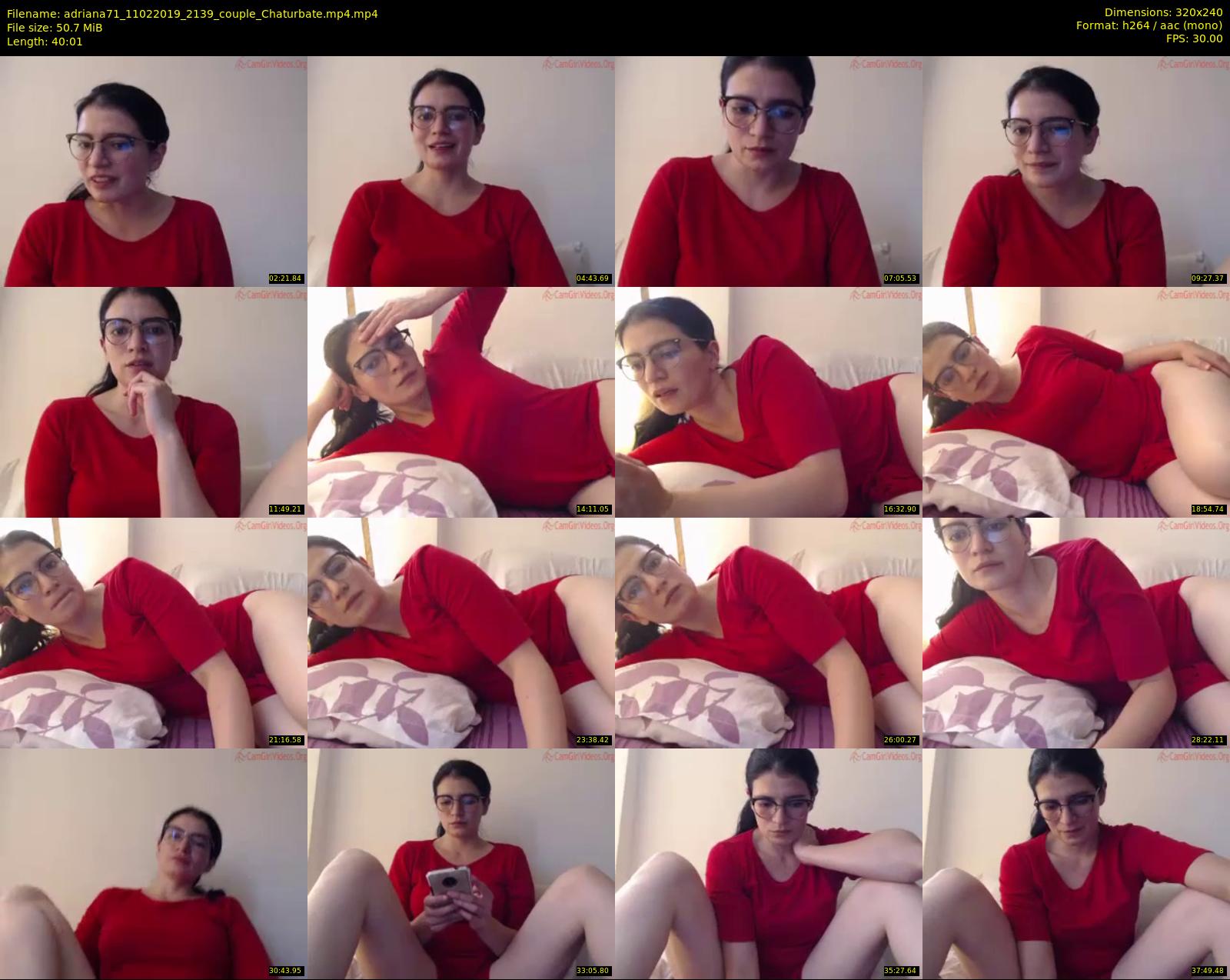 adriana71 — 41 minute Chaturbate couple cam show recording, SD, Feb 11, 2019