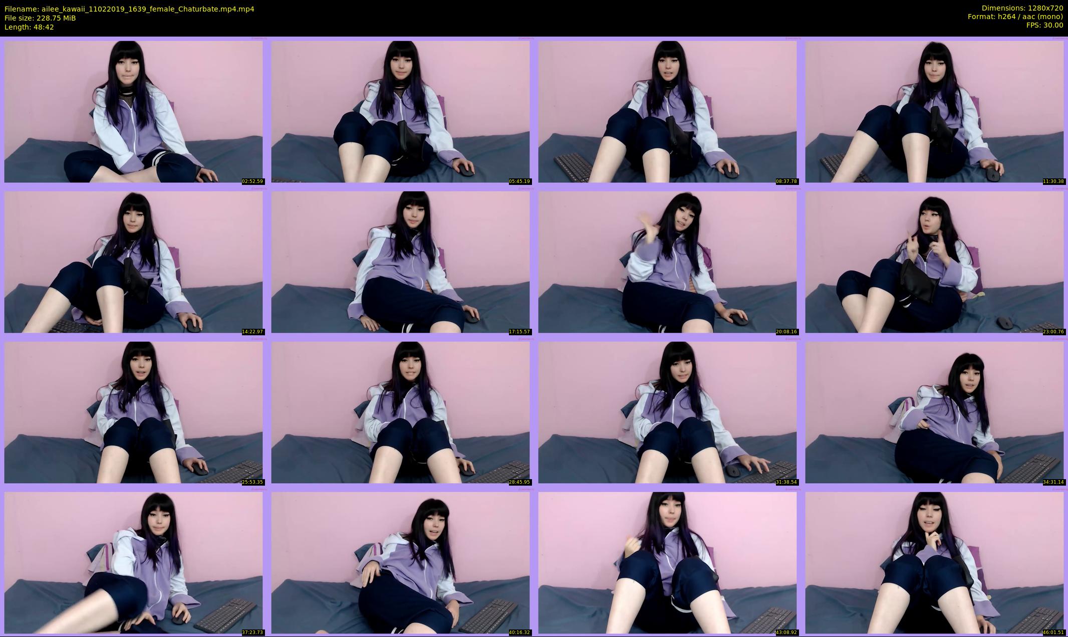 ailee_kawaii — 49 minute Chaturbate female cam show recording, 720p, Feb 11, 2019