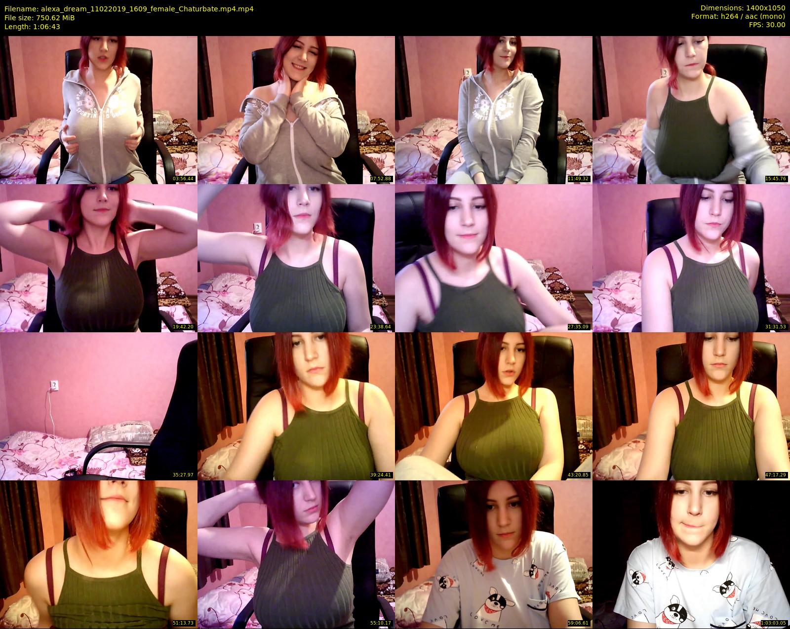 alexa_dream — 67 minute Chaturbate female cam show recording, 720p, Feb 11, 2019