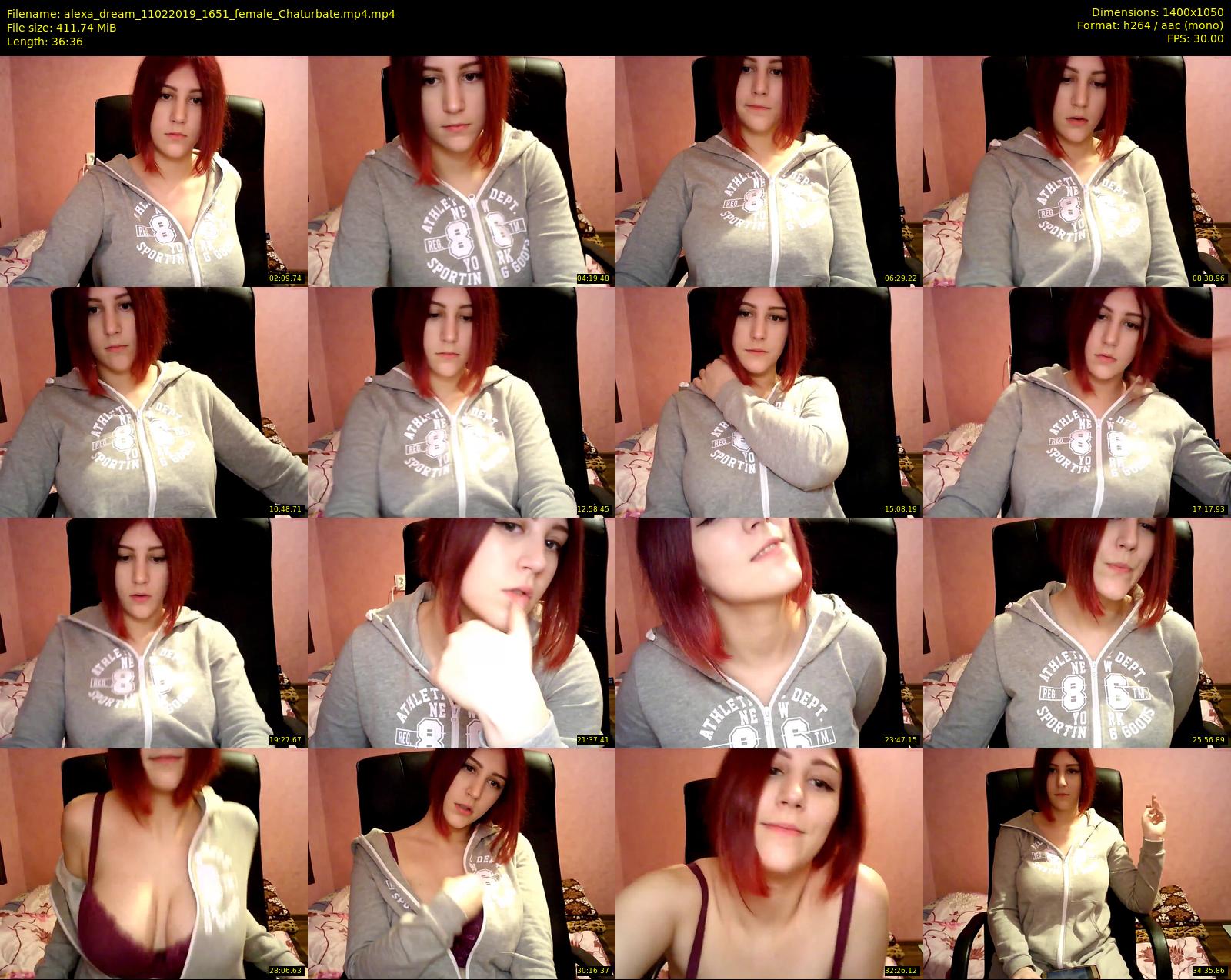 alexa_dream — 37 minute Chaturbate female cam show recording, 720p, Feb 11, 2019