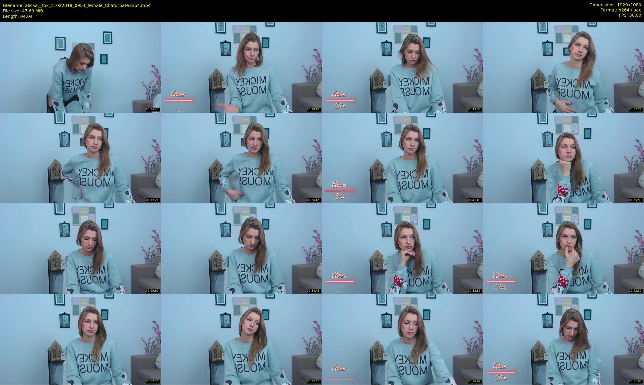 alisaa__fox — 5 minute Chaturbate female cam show recording, 1080p, Feb 11, 2019