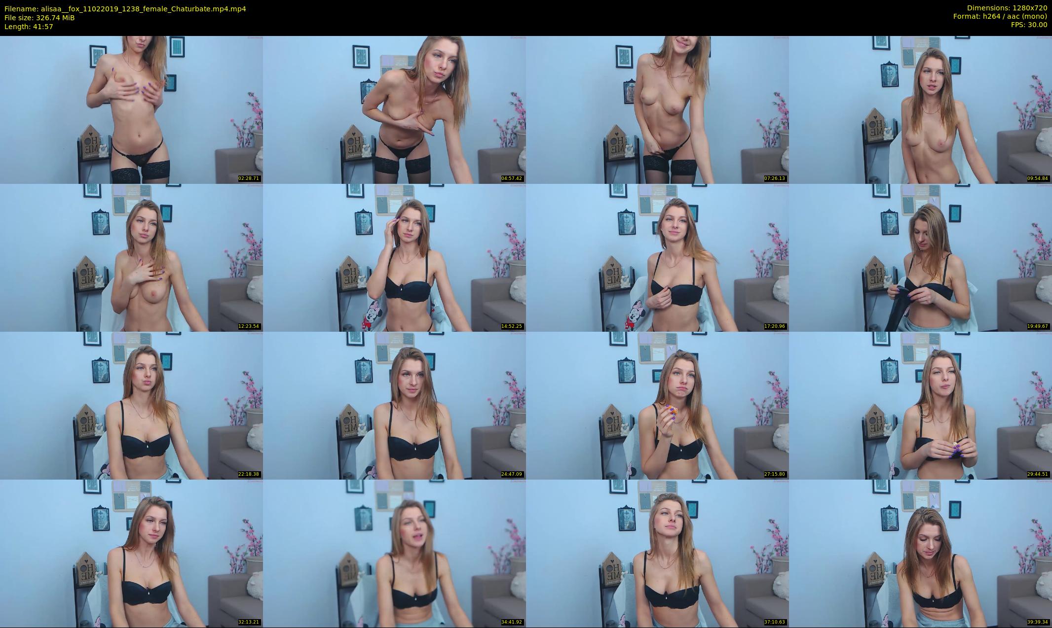 alisaa__fox — 42 minute Chaturbate female cam show recording, 720p, Feb 11, 2019