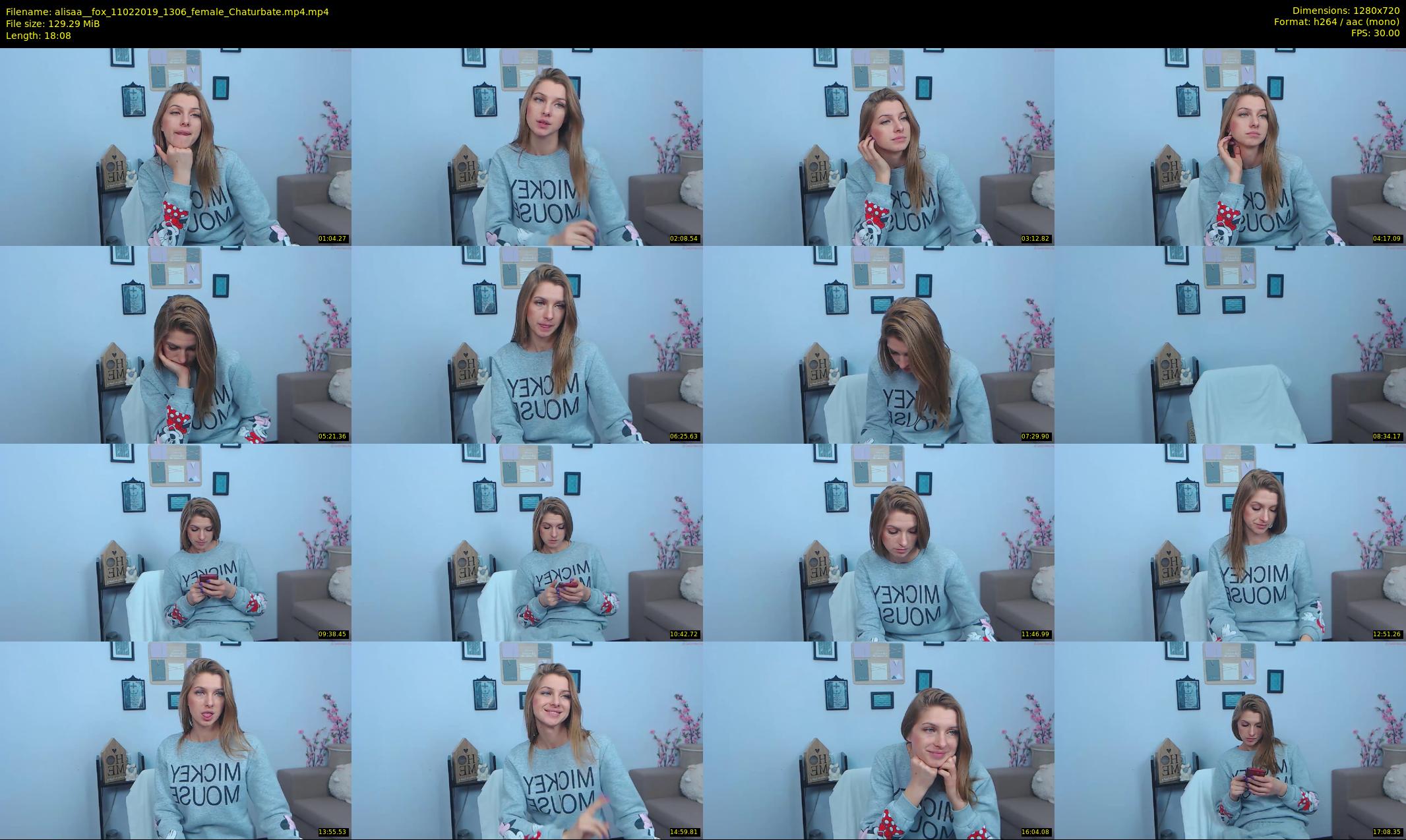 alisaa__fox — 19 minute Chaturbate female cam show recording, 720p, Feb 11, 2019
