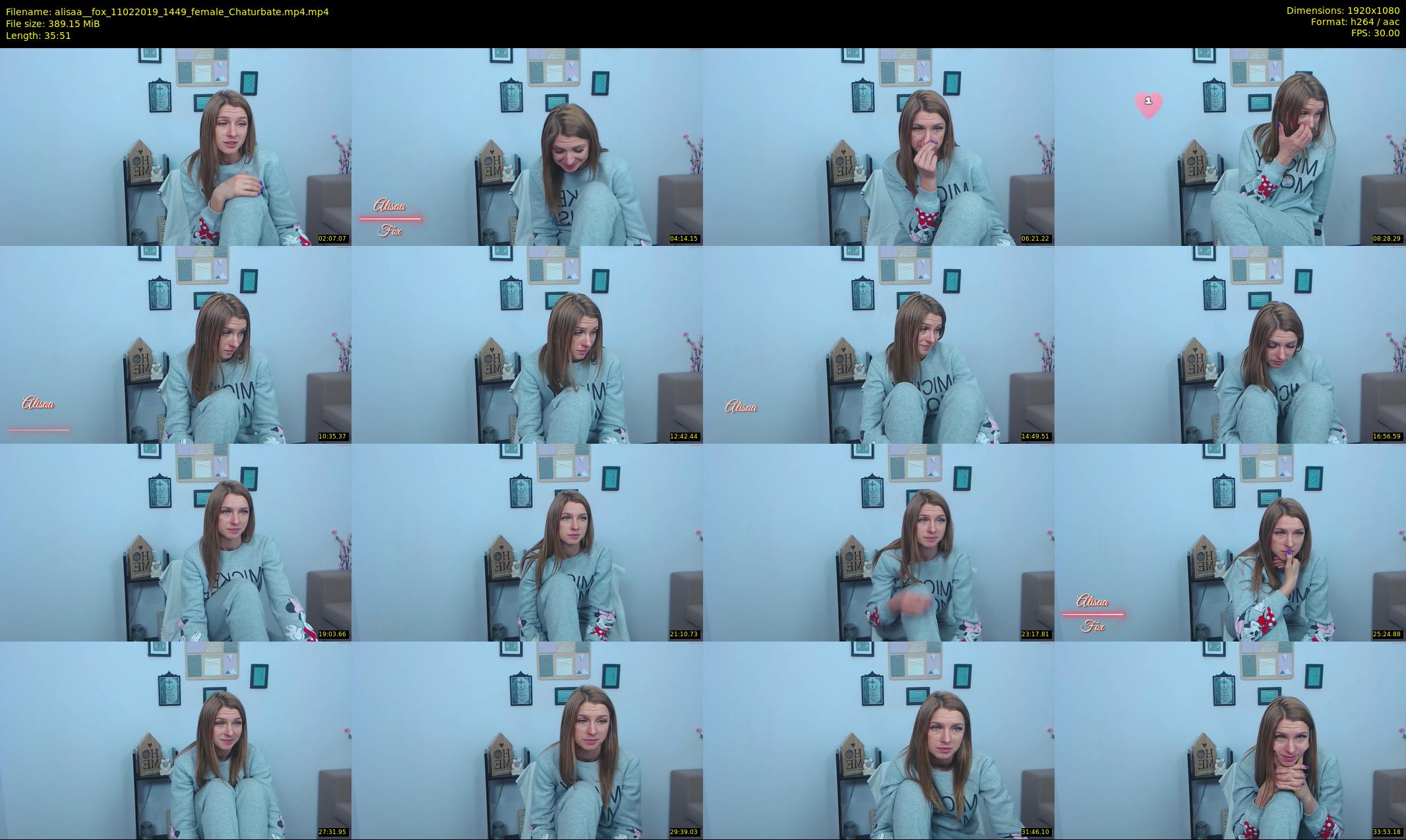 alisaa__fox — 36 minute Chaturbate female cam show recording, 1080p, Feb 11, 2019