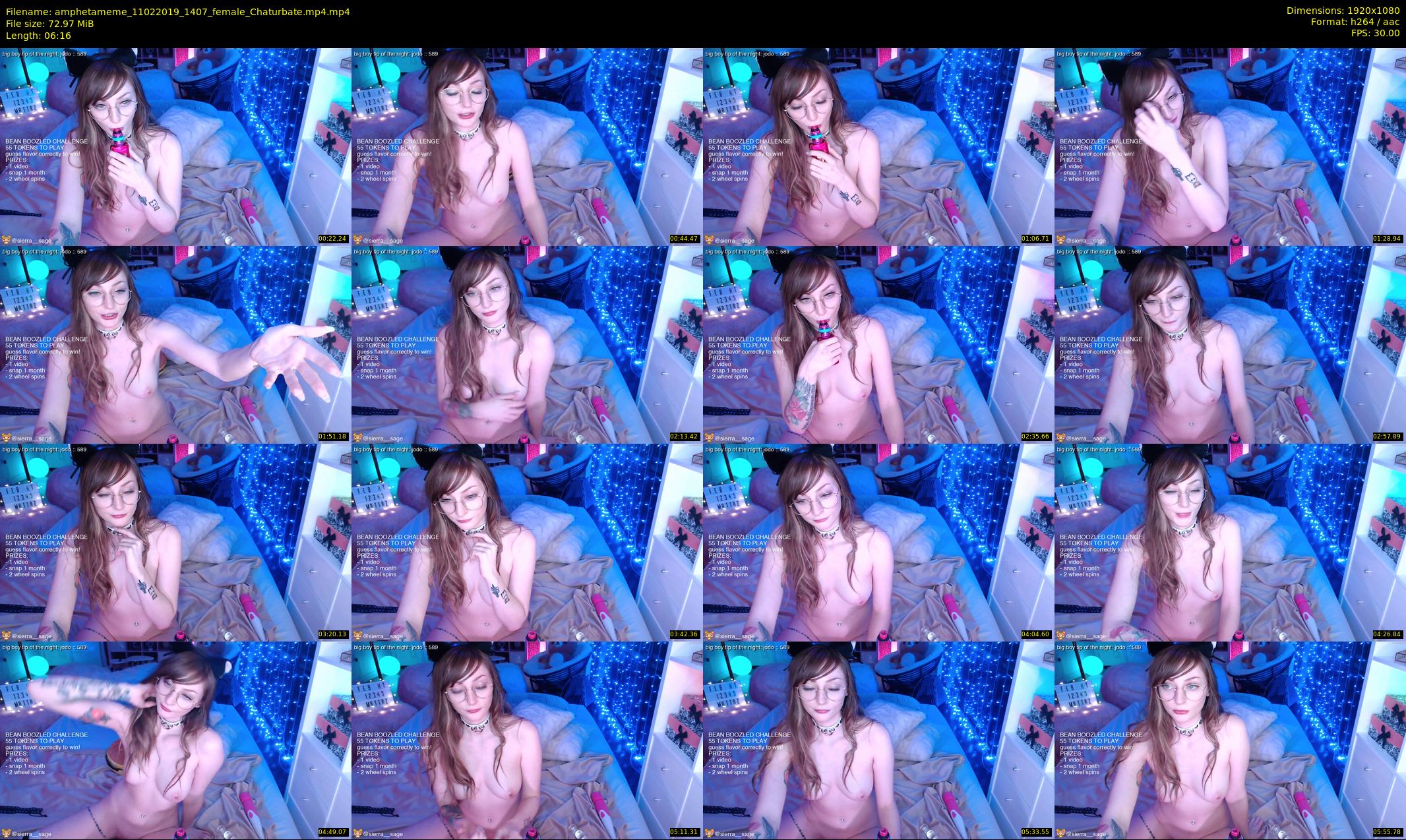 amphetameme — 7 minute Chaturbate female cam show recording, 1080p, Feb 11, 2019