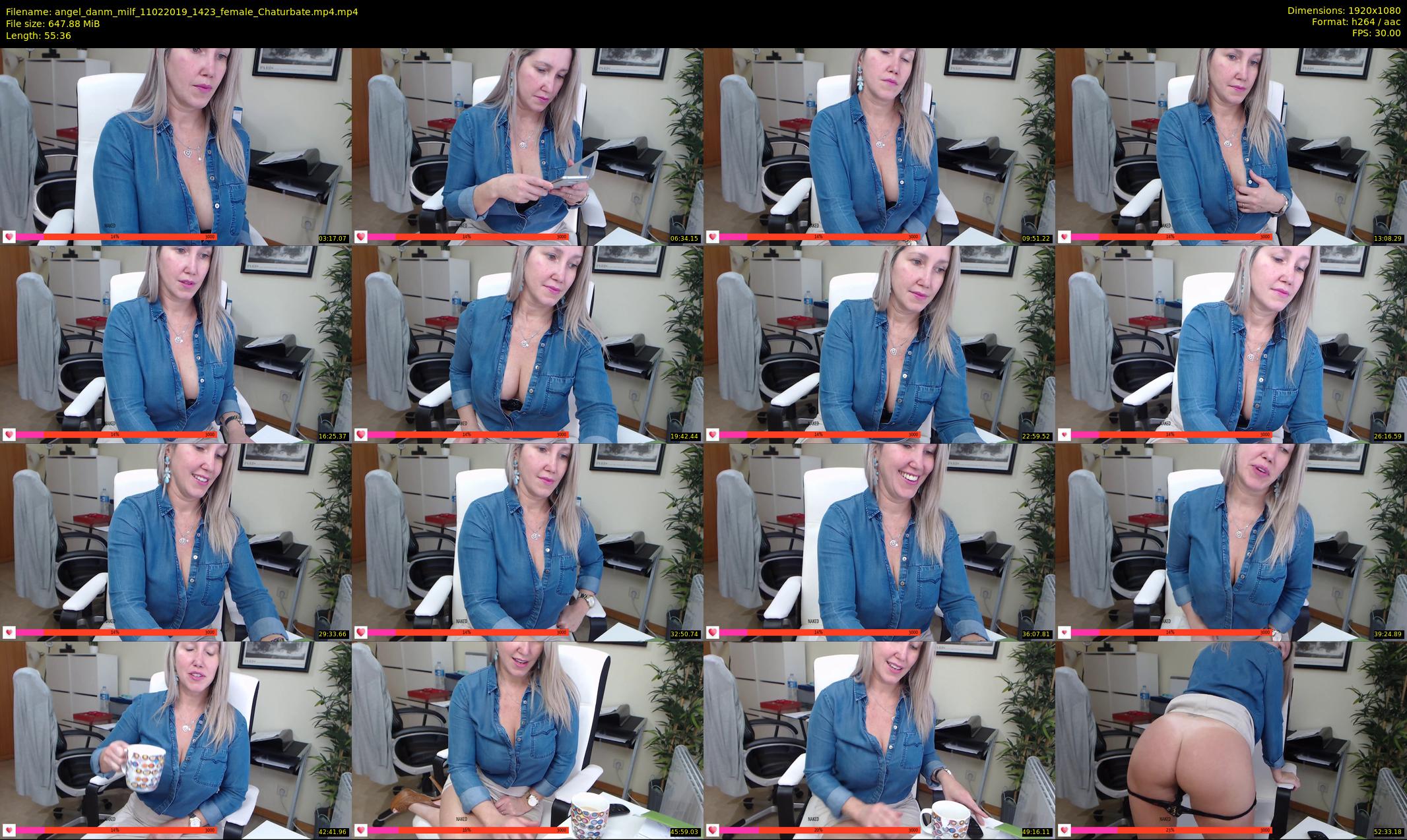 angel_danm_milf — 56 minute Chaturbate female cam show recording, 1080p, Feb 11, 2019