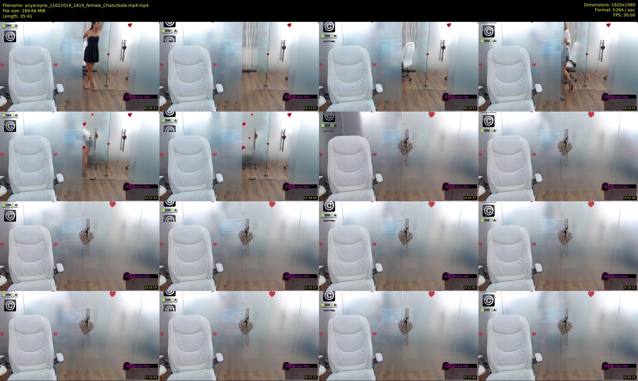 anyarayne — 36 minute Chaturbate female cam show recording, 1080p, Feb 11, 2019