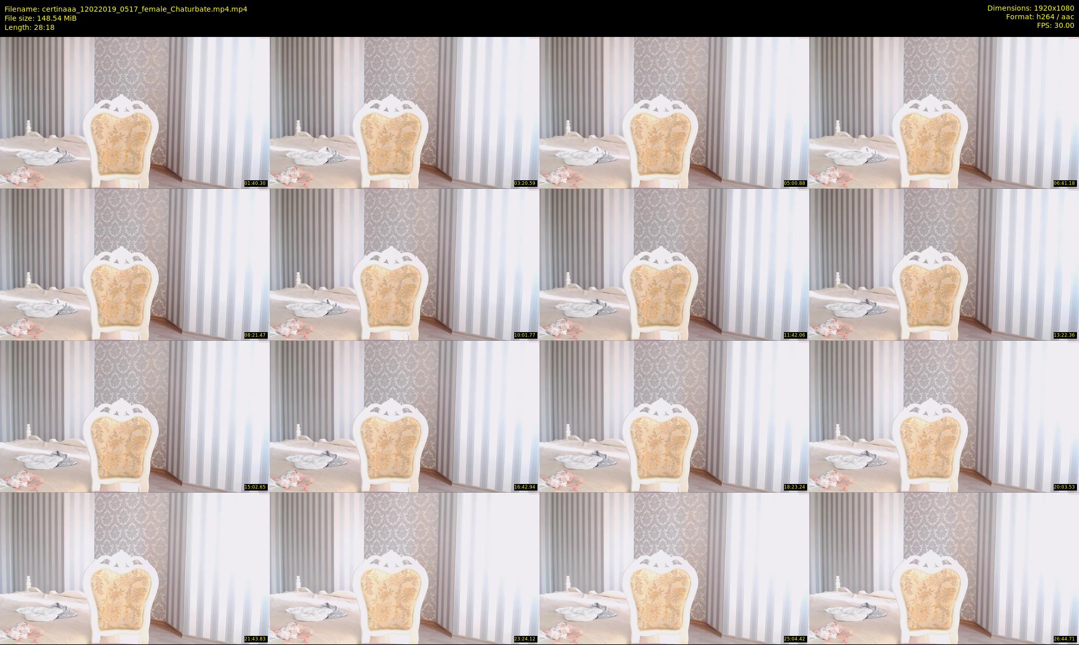 certinaaa — 29 minute Chaturbate female cam show recording, 1080p, Feb 12, 2019