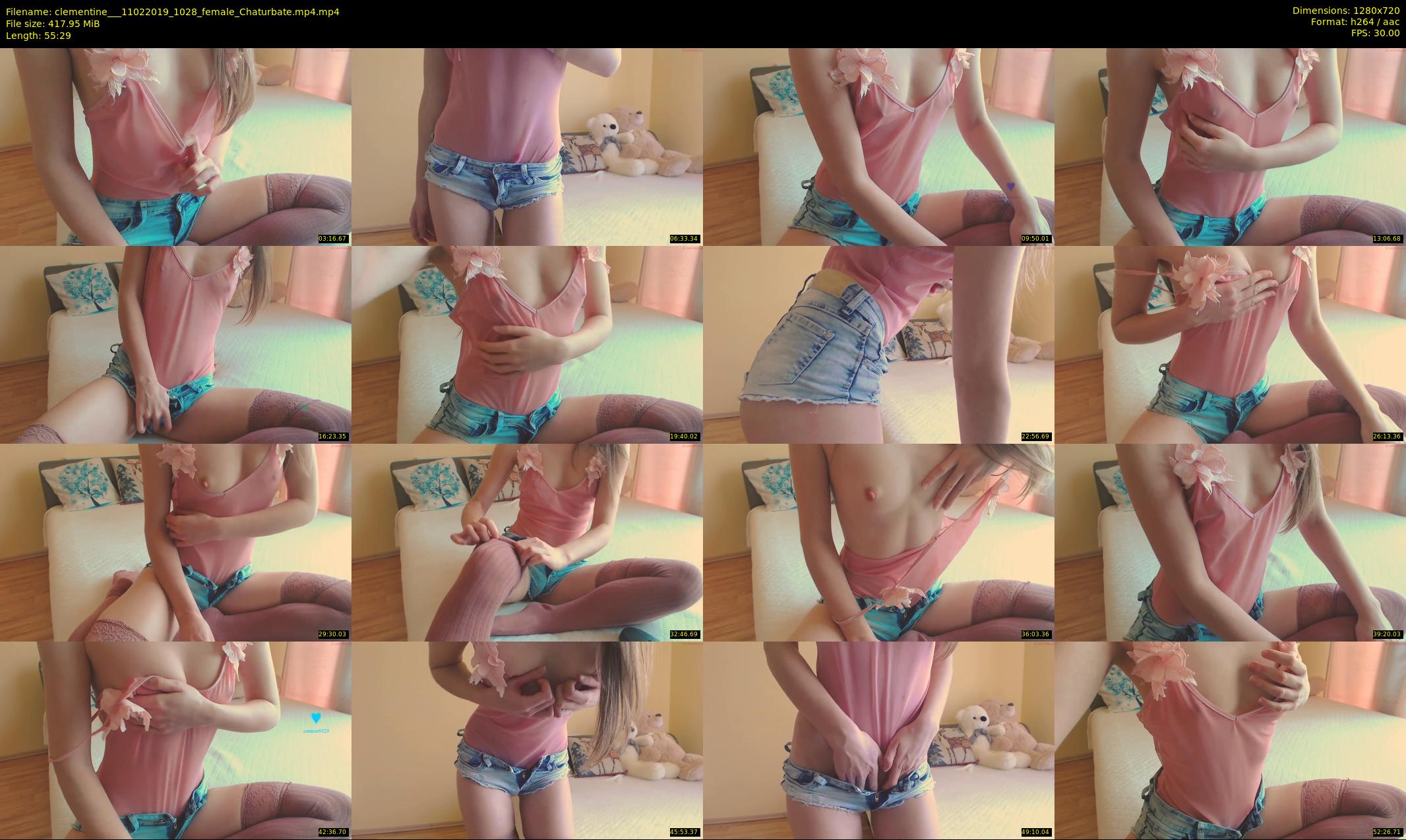 clementine__ — 56 minute Chaturbate female cam show recording, 720p, Feb 11, 2019
