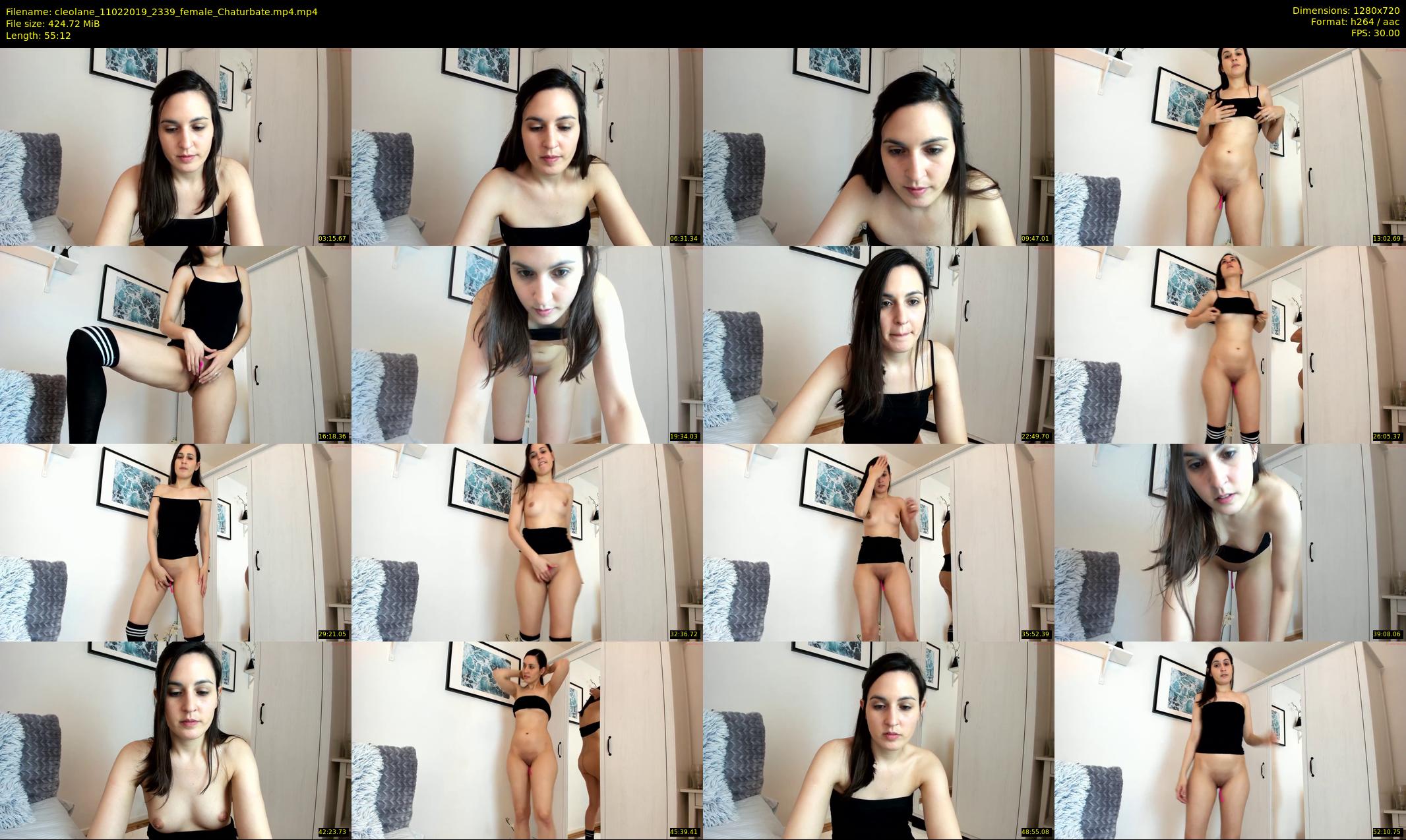 cleolane — 56 minute Chaturbate female cam show recording, 720p, Feb 11, 2019