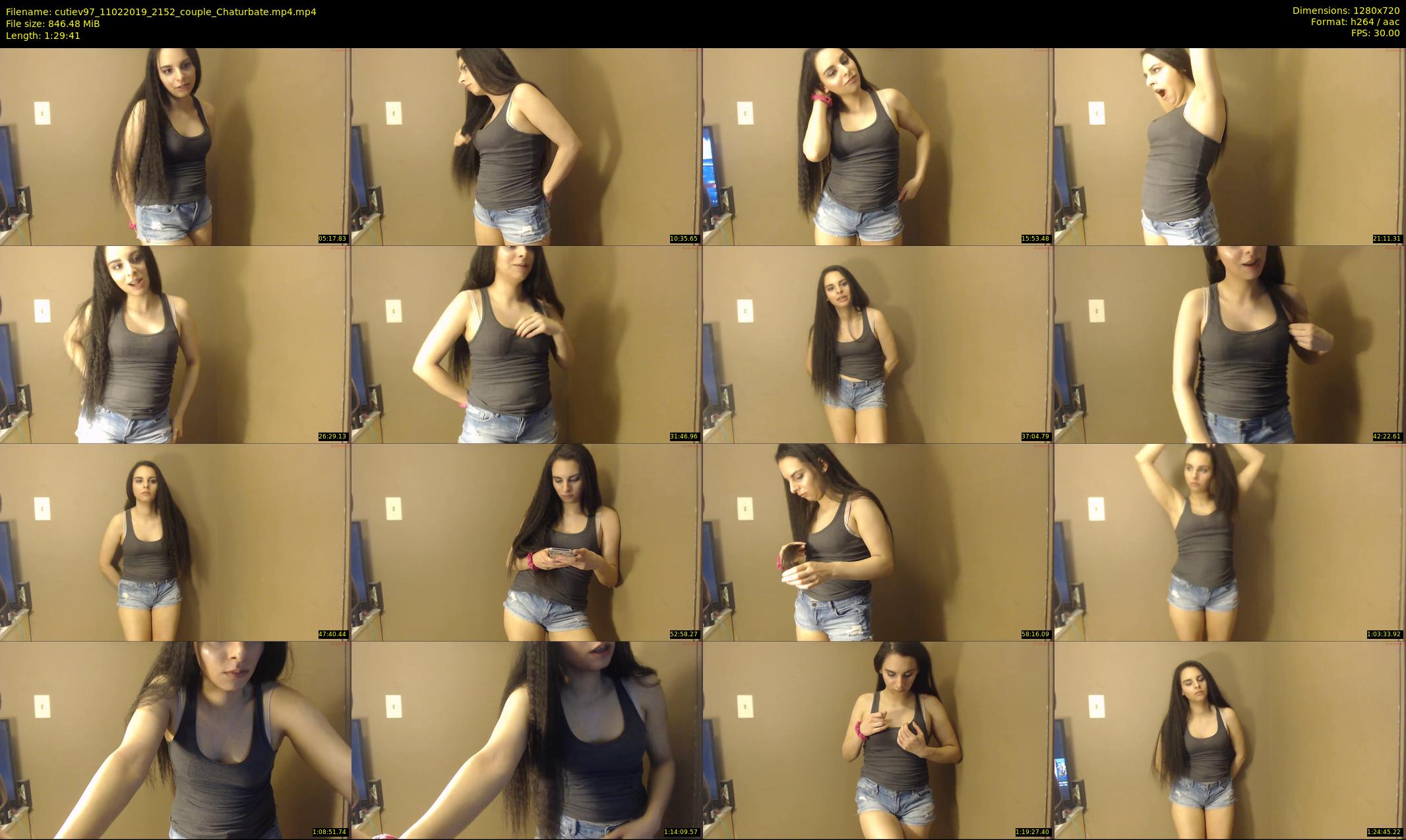 cutiev97 — 90 minute Chaturbate couple cam show recording, 720p, Feb 11, 2019
