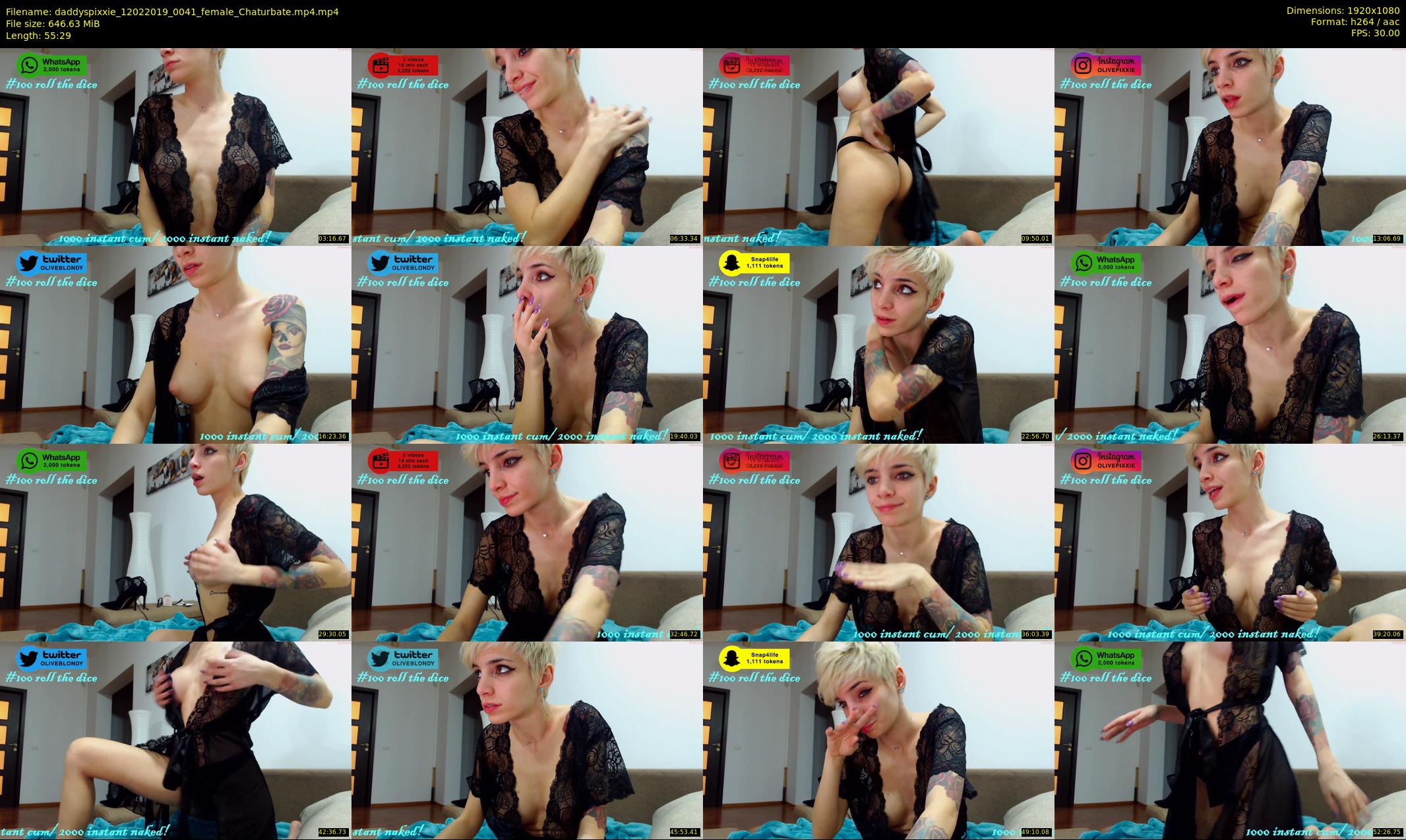 daddyspixxie — 56 minute Chaturbate female cam show recording, 1080p, Feb 12, 2019