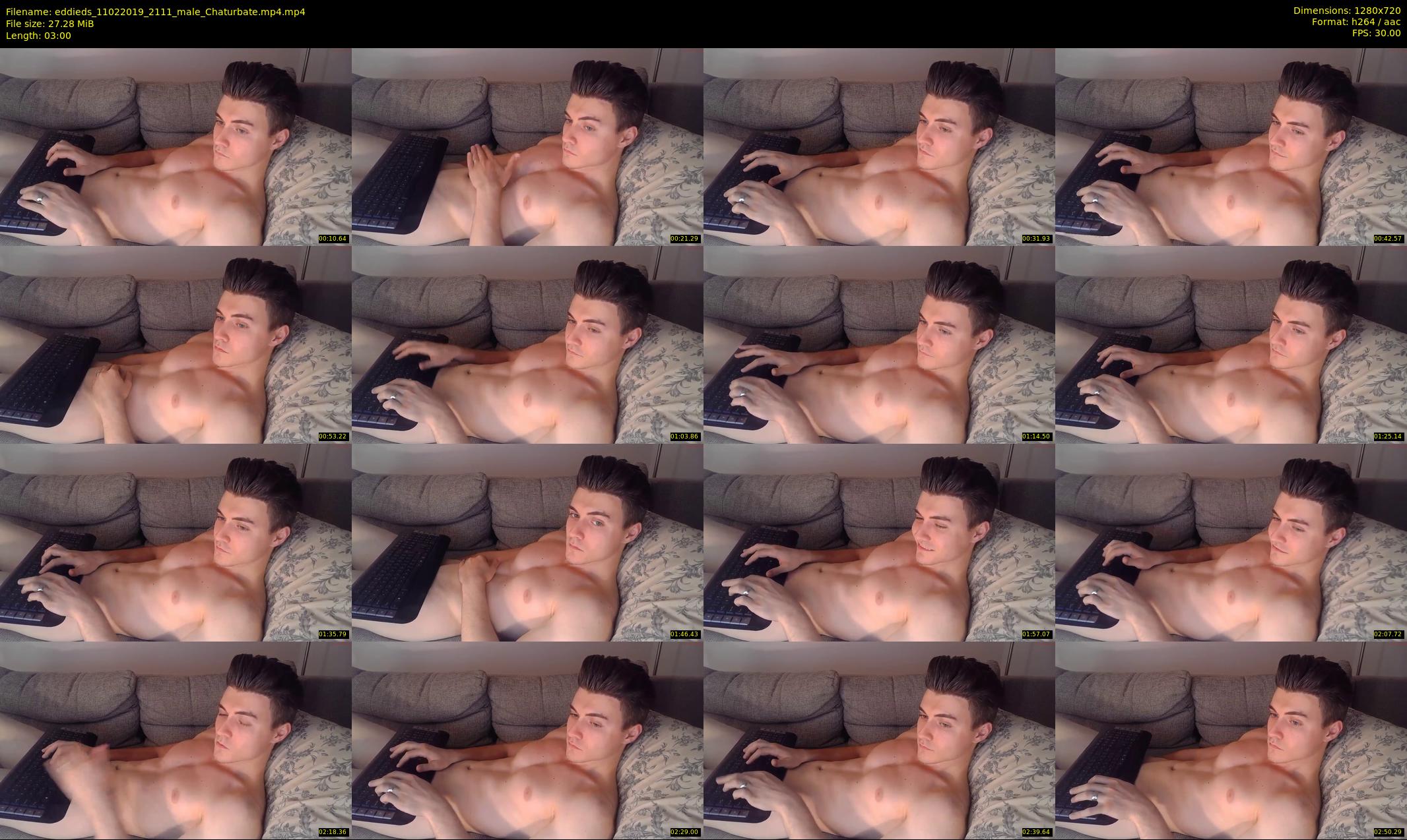 eddieds — 3 minute Chaturbate male cam show recording, 720p, Feb 11, 2019