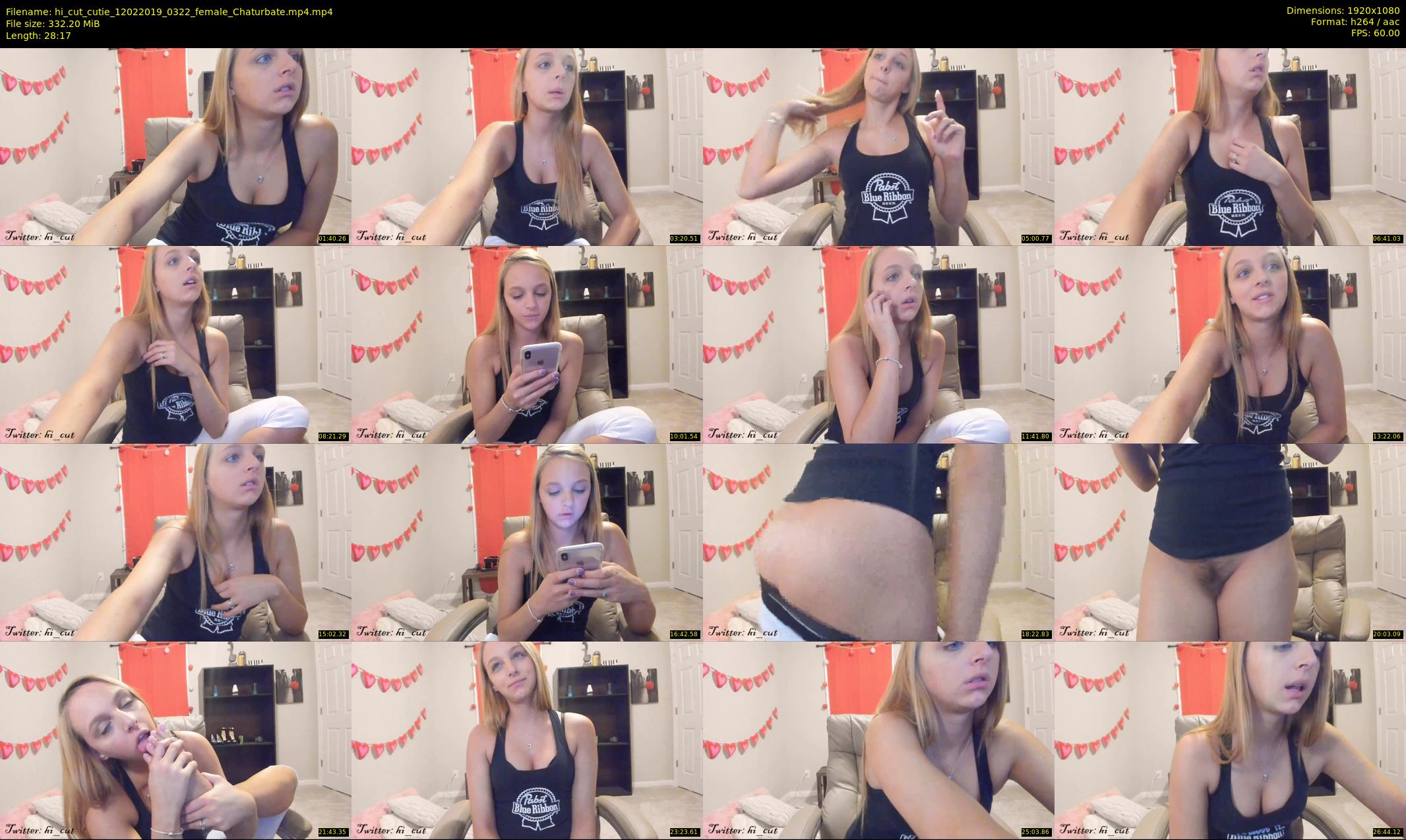 hi_cut_cutie — 29 minute Chaturbate female cam show recording, 1080p, Feb 12, 2019