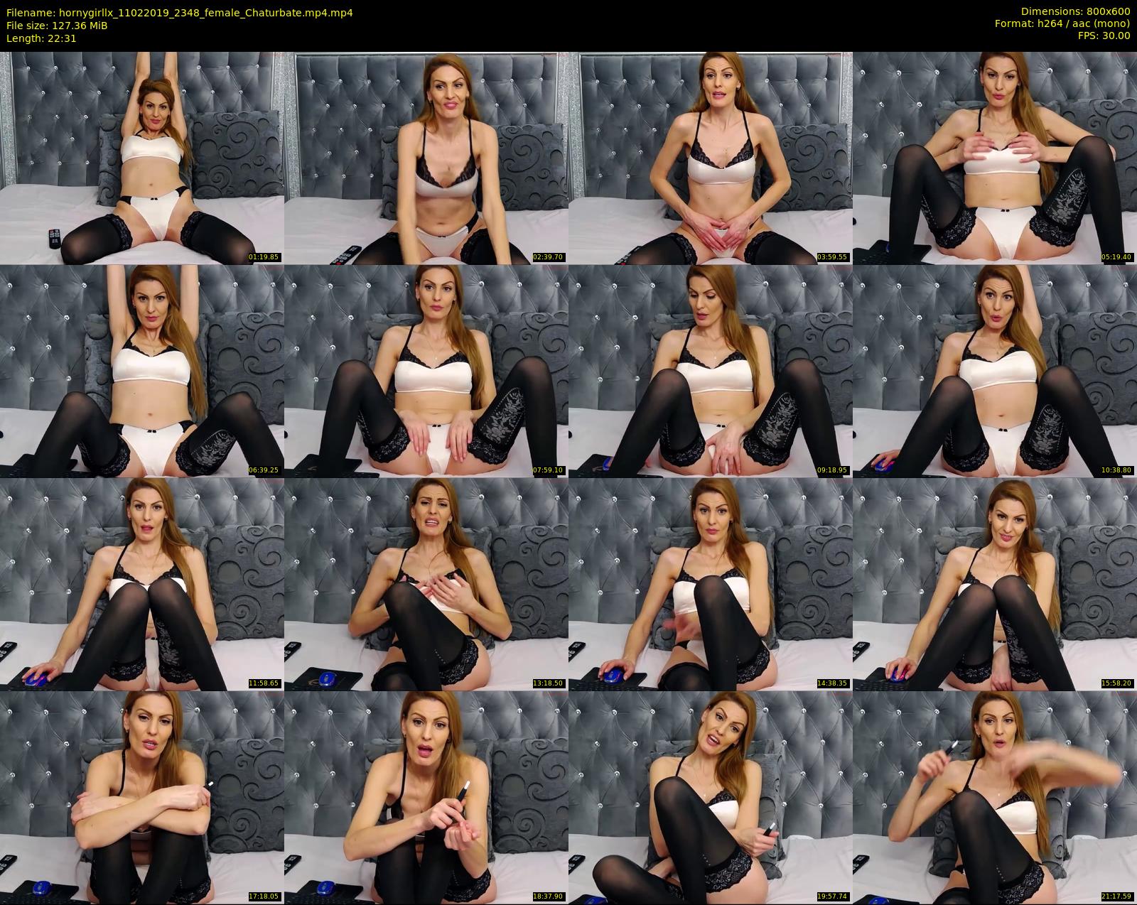 hornygirllx — 23 minute Chaturbate female cam show recording, 480p, Feb 11, 2019