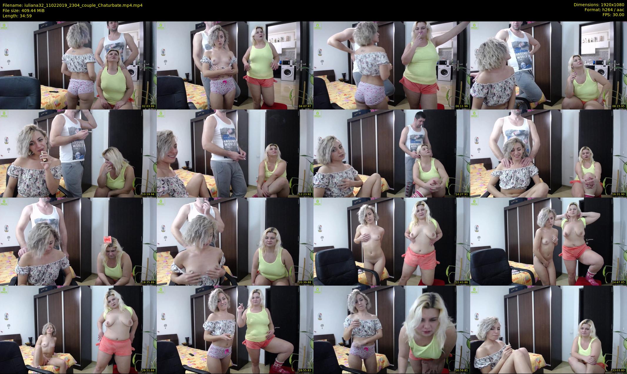 iuliana32 — 35 minute Chaturbate couple cam show recording, 1080p, Feb 11, 2019