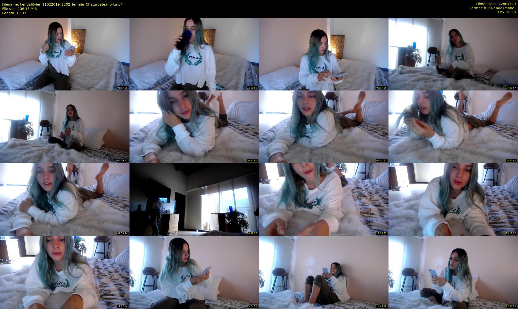 kendalltyler — 19 minute Chaturbate female cam show recording, 720p, Feb 11, 2019