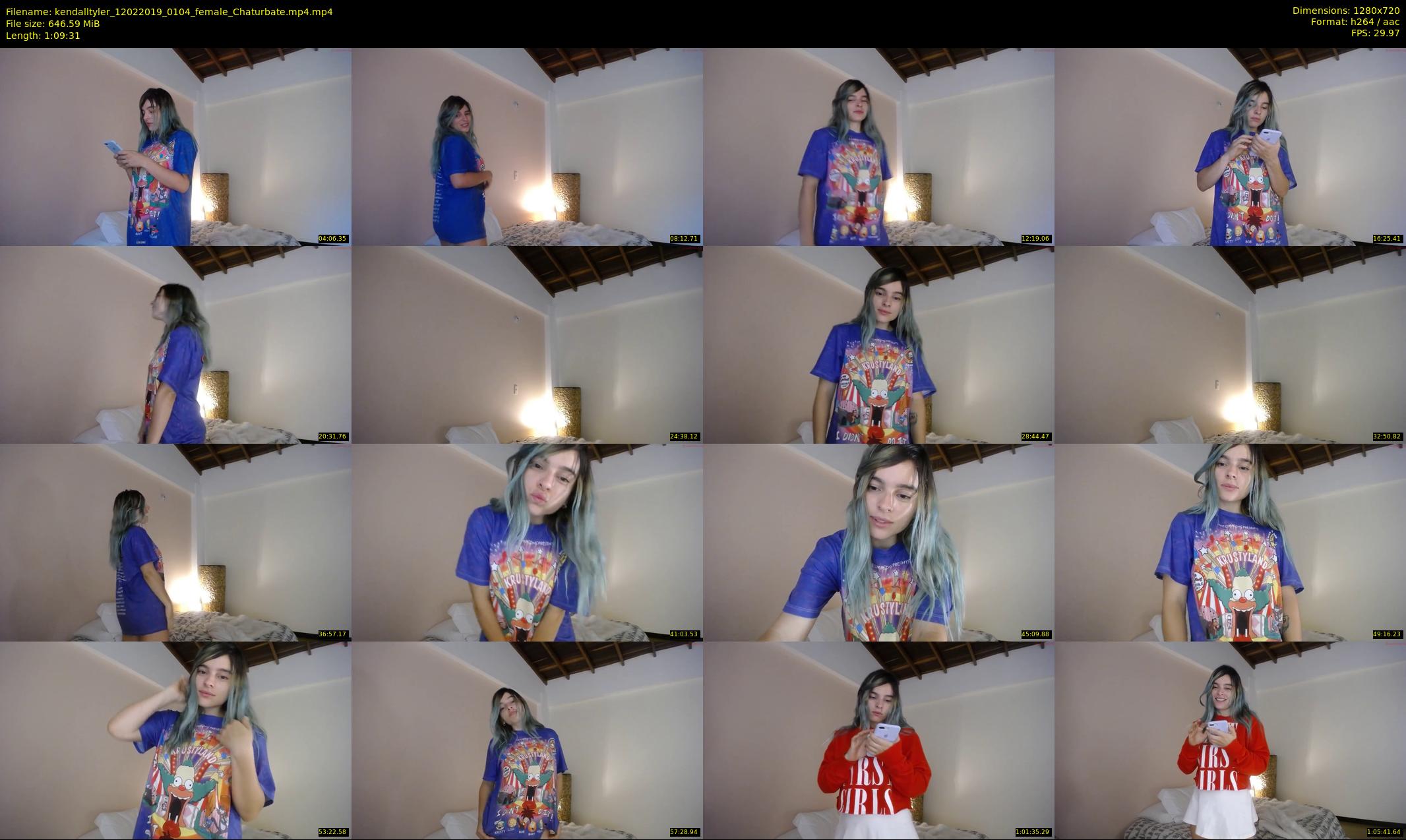 kendalltyler — 70 minute Chaturbate female cam show recording, 720p, Feb 12, 2019