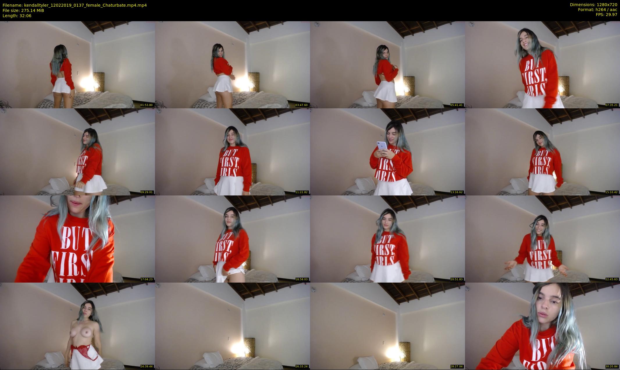kendalltyler — 33 minute Chaturbate female cam show recording, 720p, Feb 12, 2019