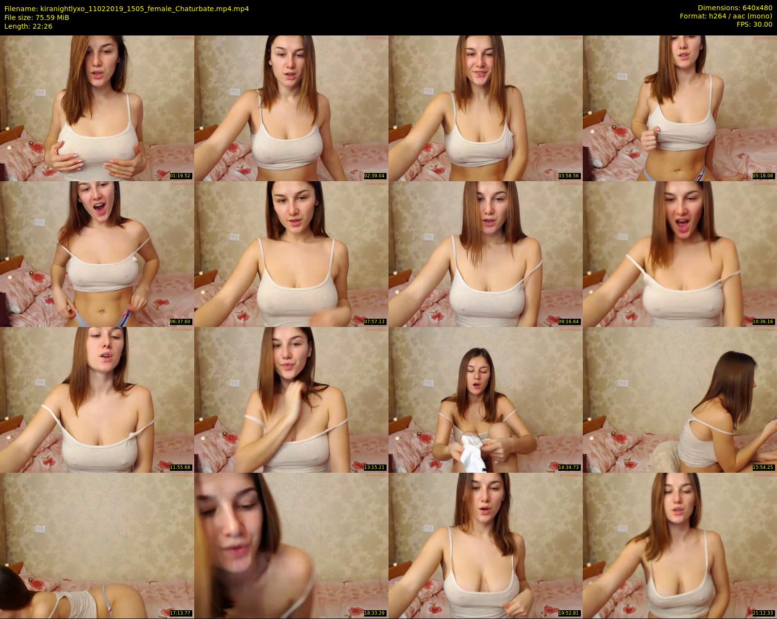 kiranightlyxo — 23 minute Chaturbate female cam show recording, 480p, Feb 11, 2019
