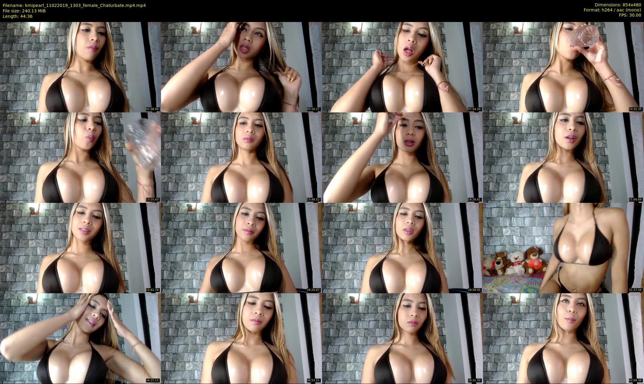 kmipearl — 45 minute Chaturbate female cam show recording, 480p, Feb 11, 2019