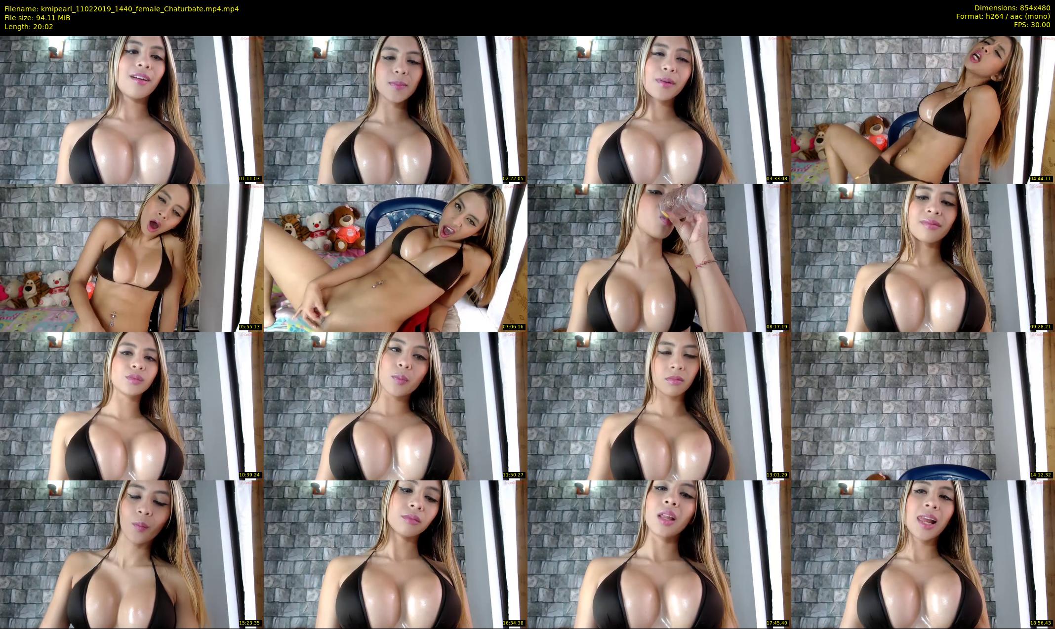kmipearl — 21 minute Chaturbate female cam show recording, 480p, Feb 11, 2019