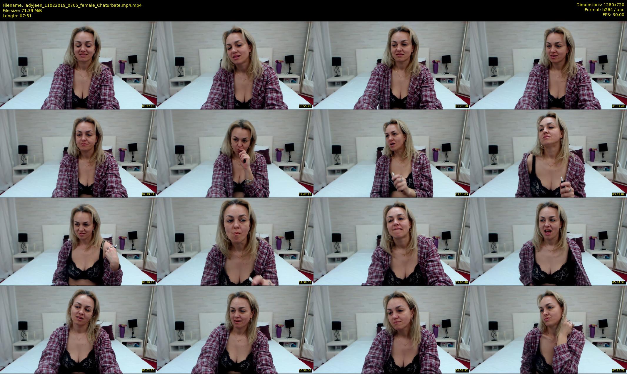 ladyjeen — 8 minute Chaturbate female cam show recording, 720p, Feb 11, 2019